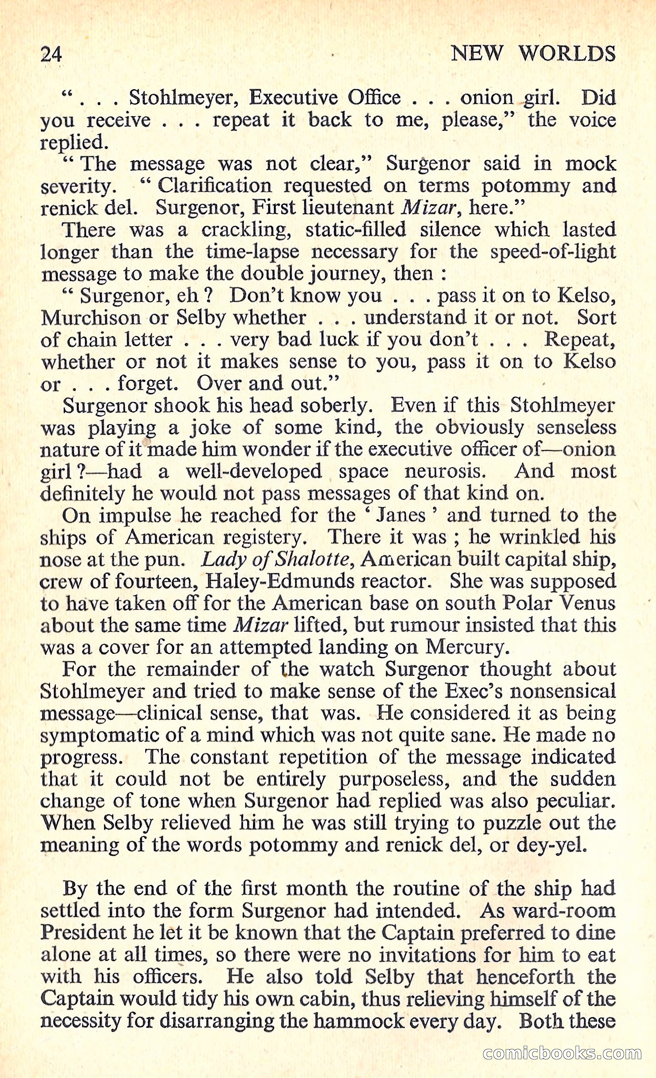 New Worlds Science Fiction, No. 74 — page 26 of 132