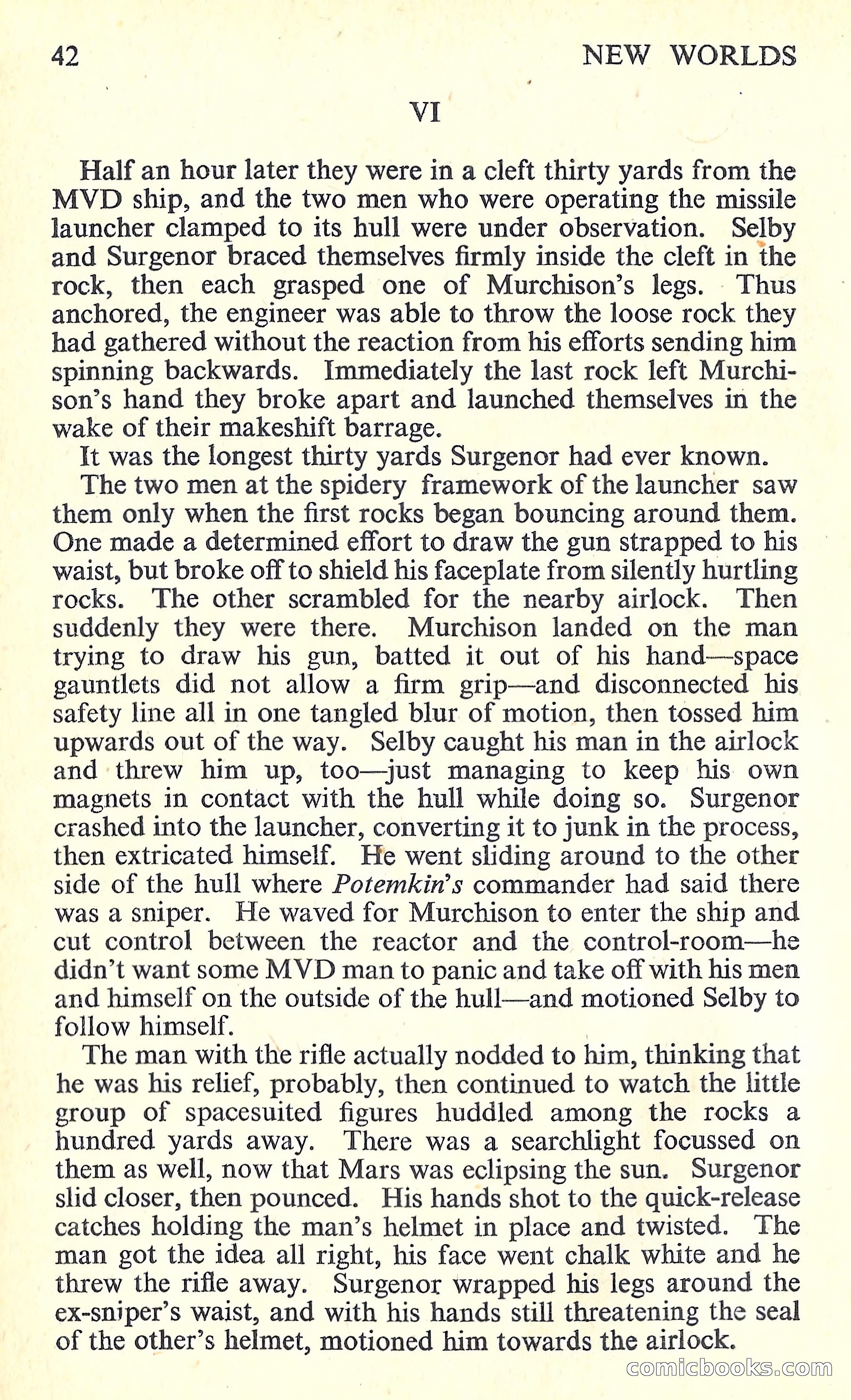 New Worlds Science Fiction, No. 74 — page 44 of 132