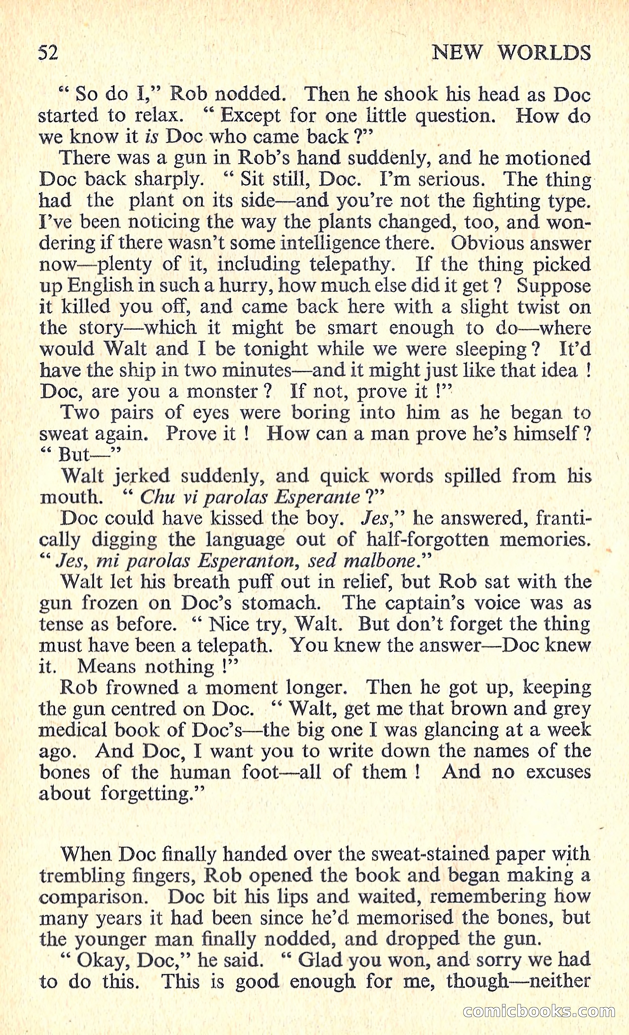 New Worlds Science Fiction, No. 74 — page 54 of 132