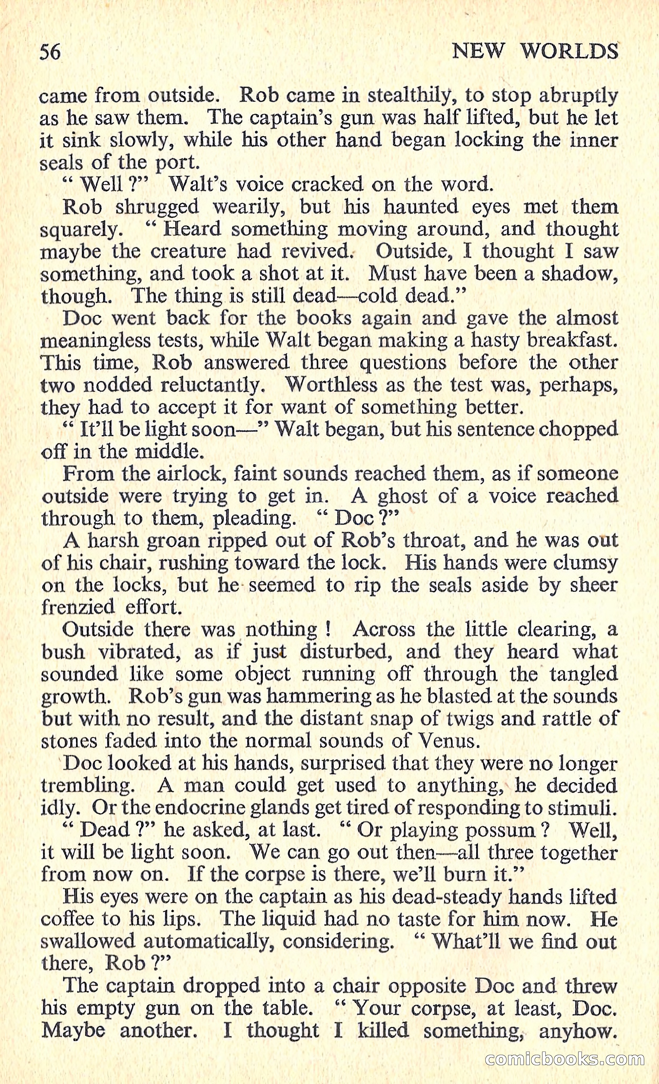 New Worlds Science Fiction, No. 74 — page 58 of 132