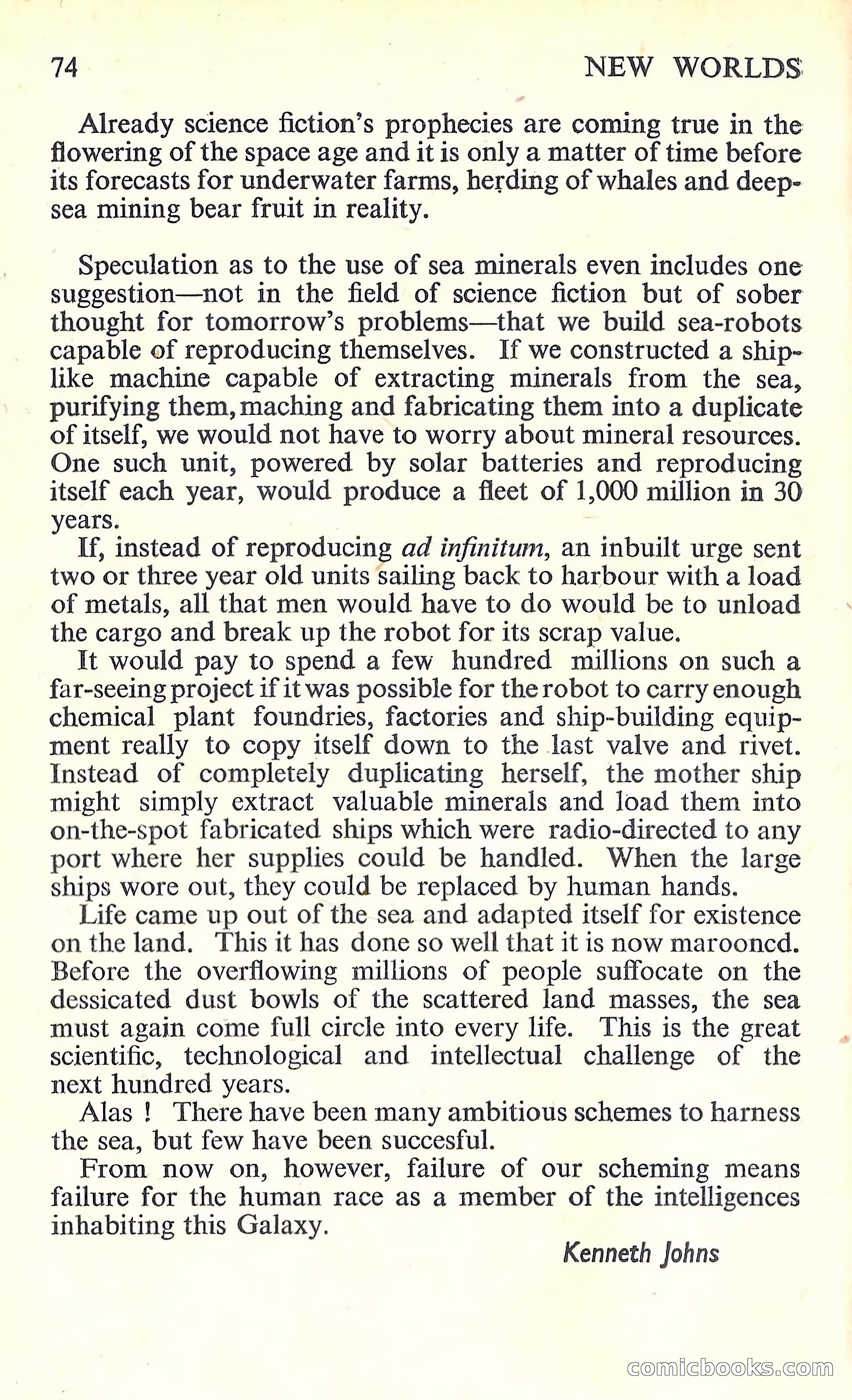 New Worlds Science Fiction, No. 74 — page 76 of 132