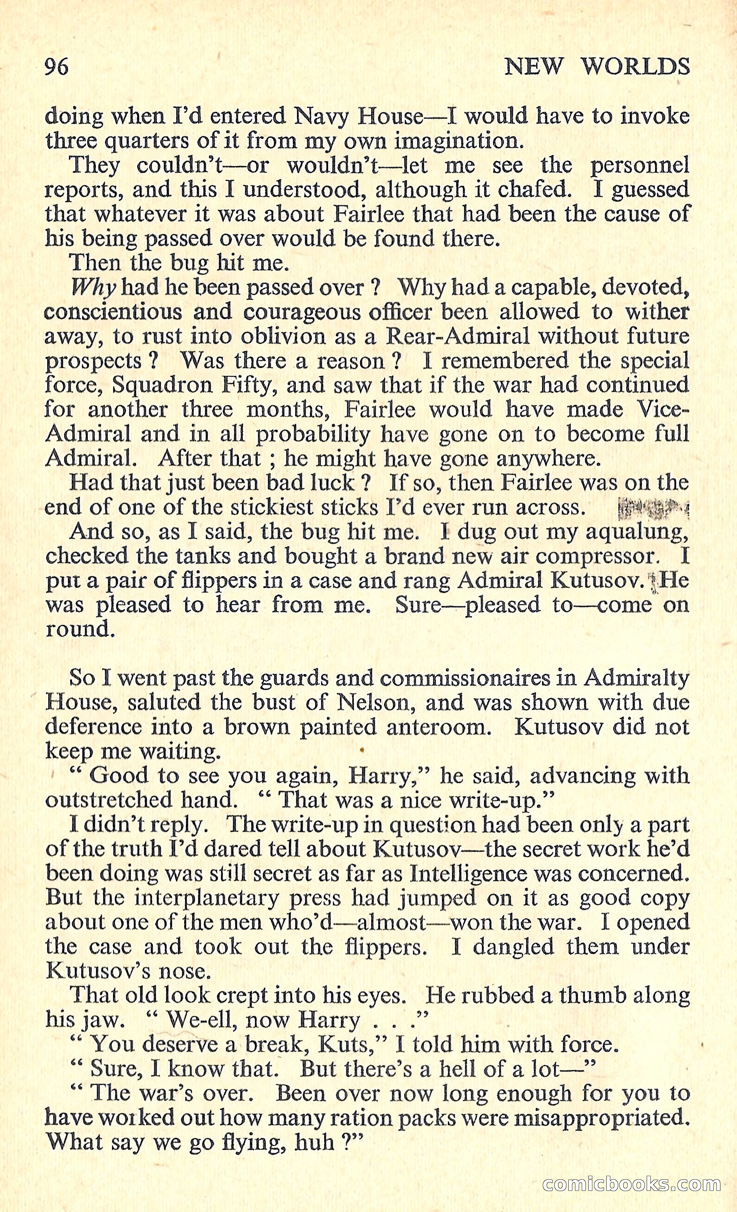 New Worlds Science Fiction, No. 74 — page 98 of 132