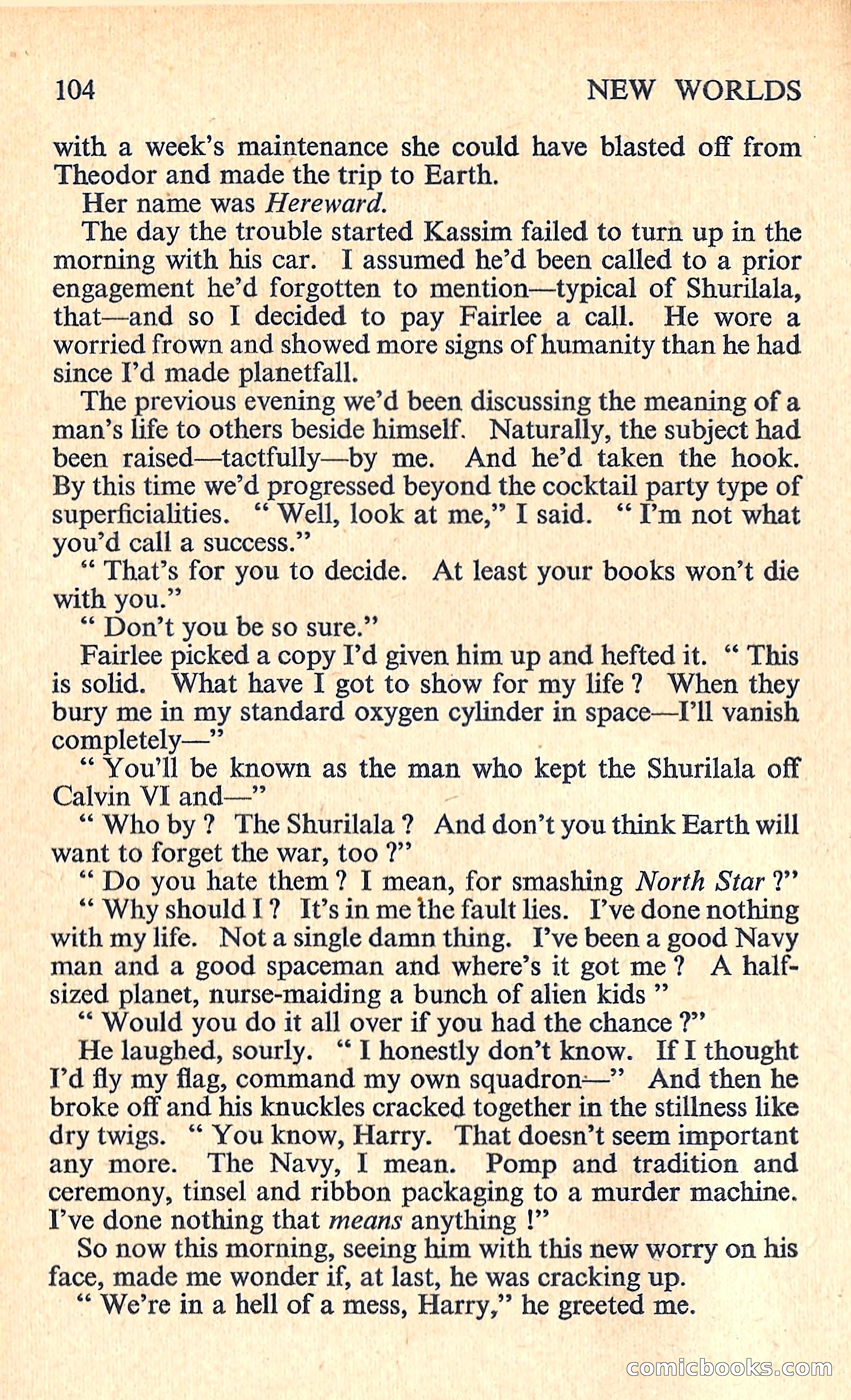 New Worlds Science Fiction, No. 74 — page 106 of 132