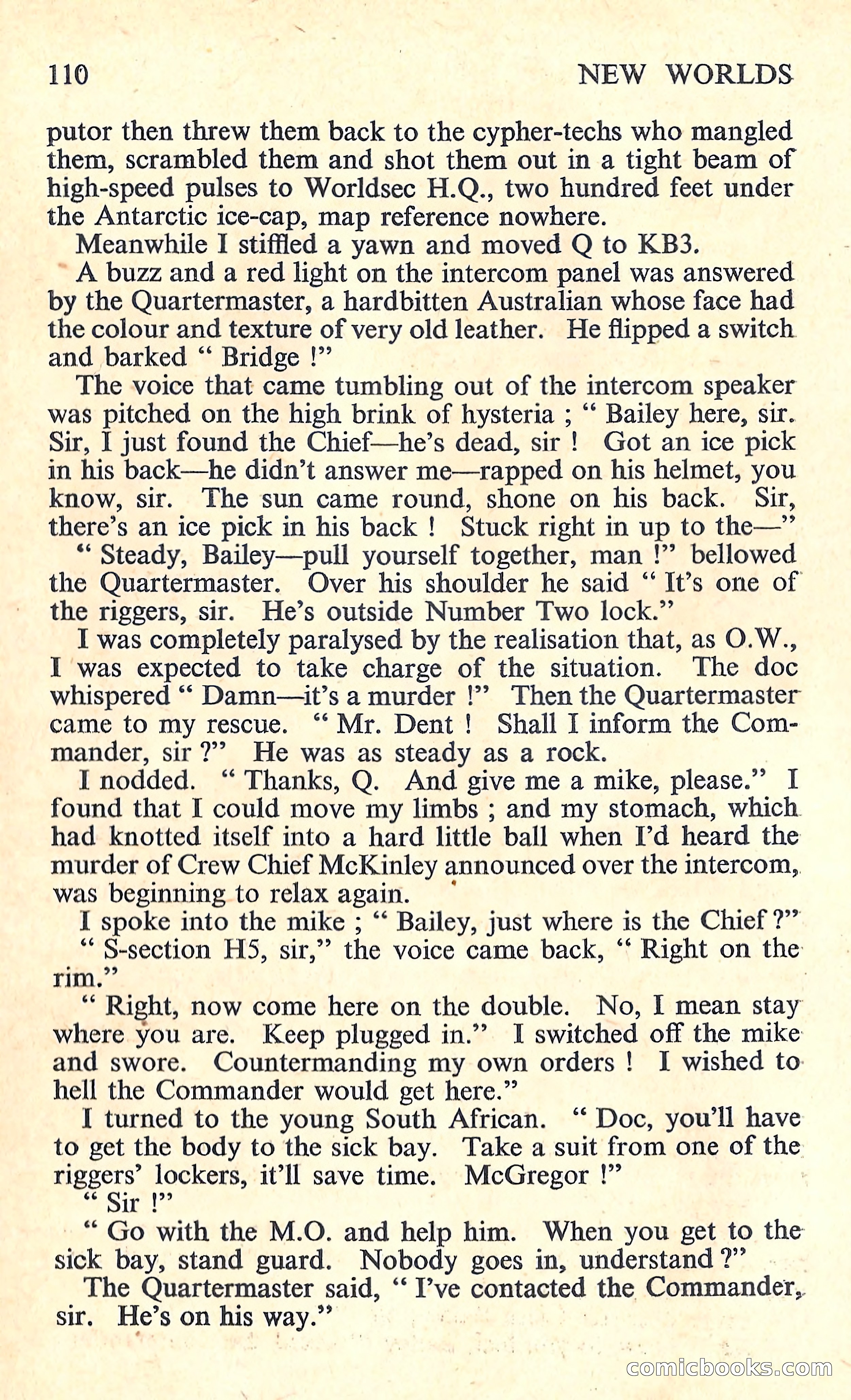 New Worlds Science Fiction, No. 74 — page 112 of 132