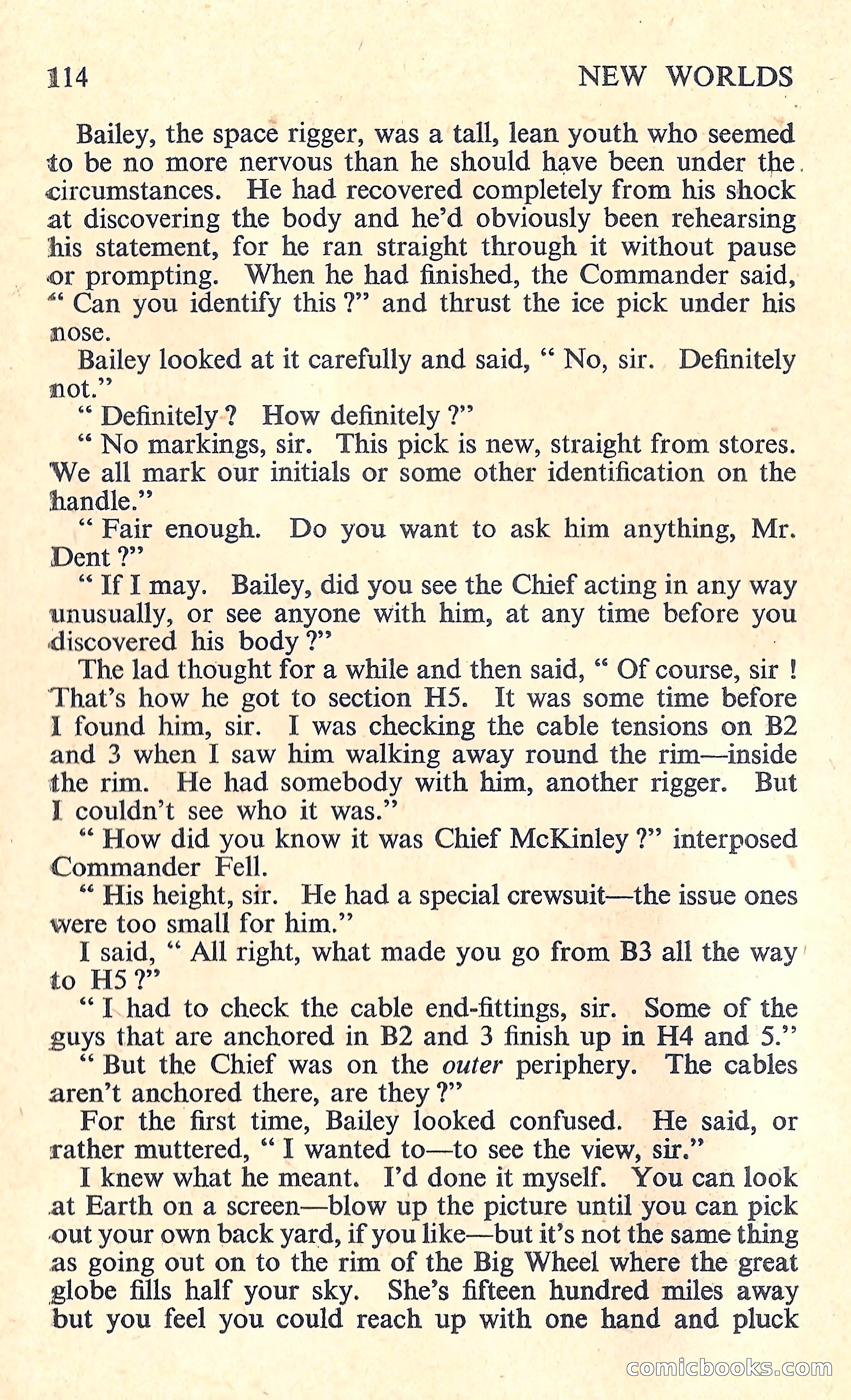 New Worlds Science Fiction, No. 74 — page 116 of 132