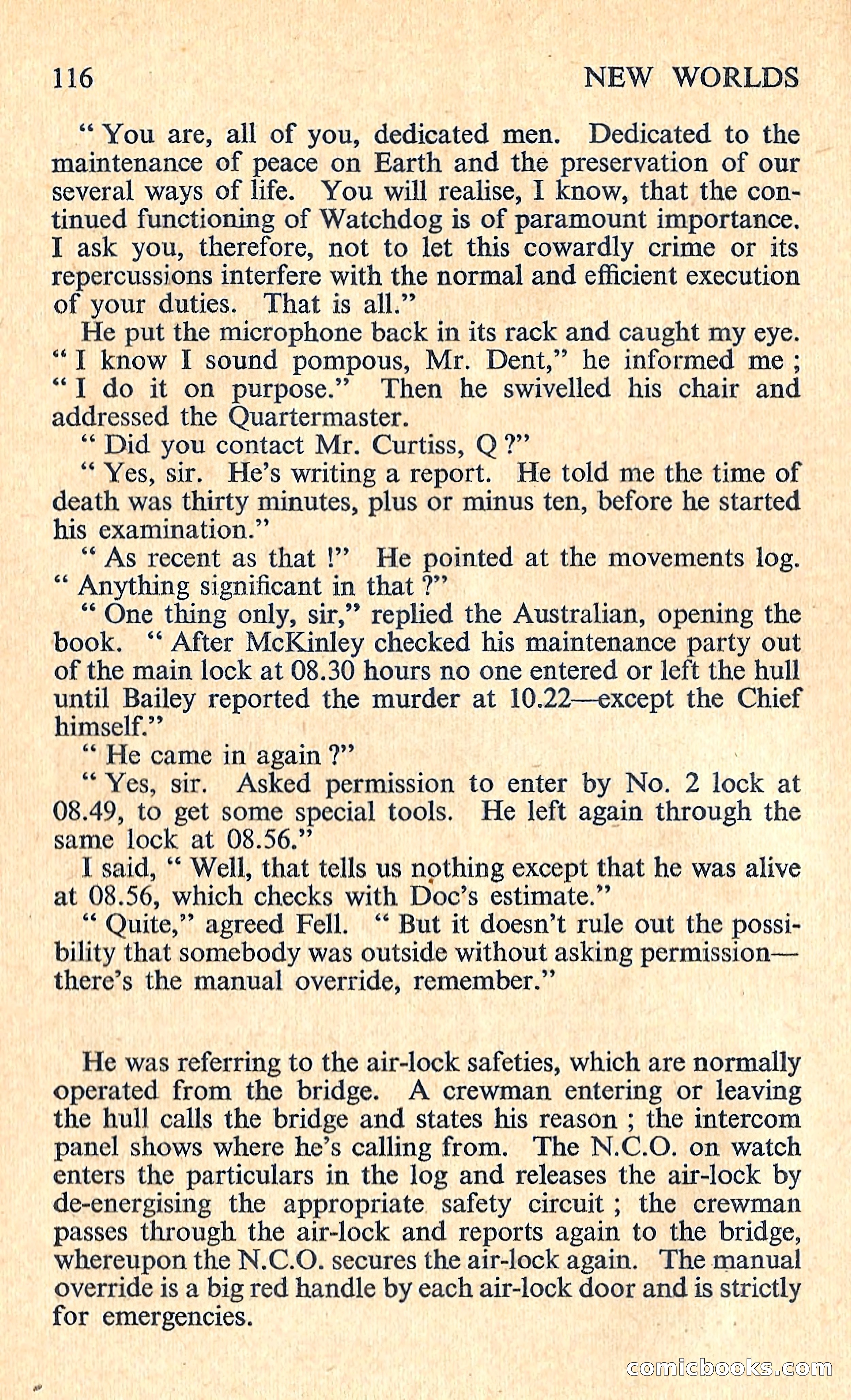 New Worlds Science Fiction, No. 74 — page 118 of 132