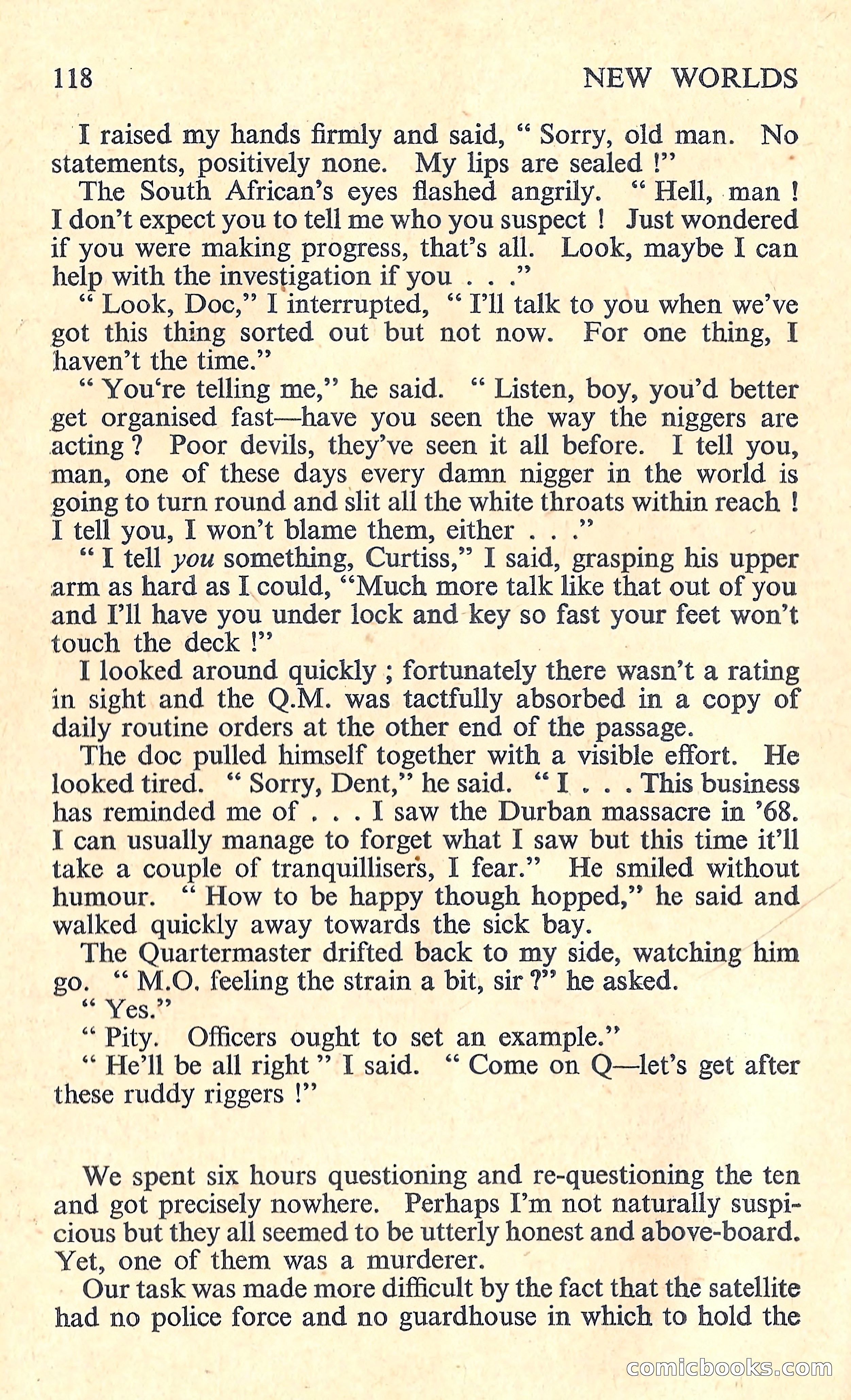 New Worlds Science Fiction, No. 74 — page 120 of 132