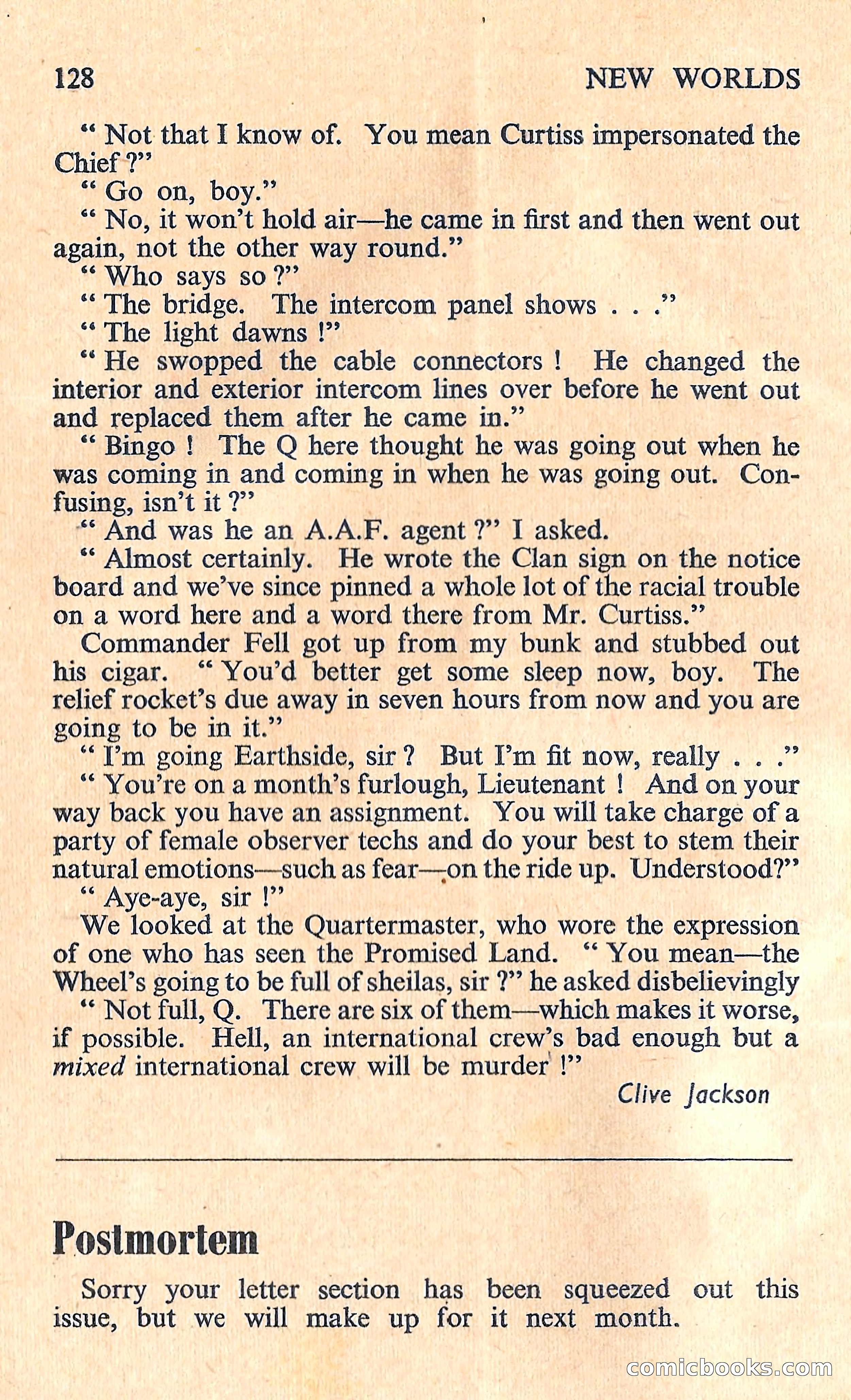 New Worlds Science Fiction, No. 74 — page 130 of 132