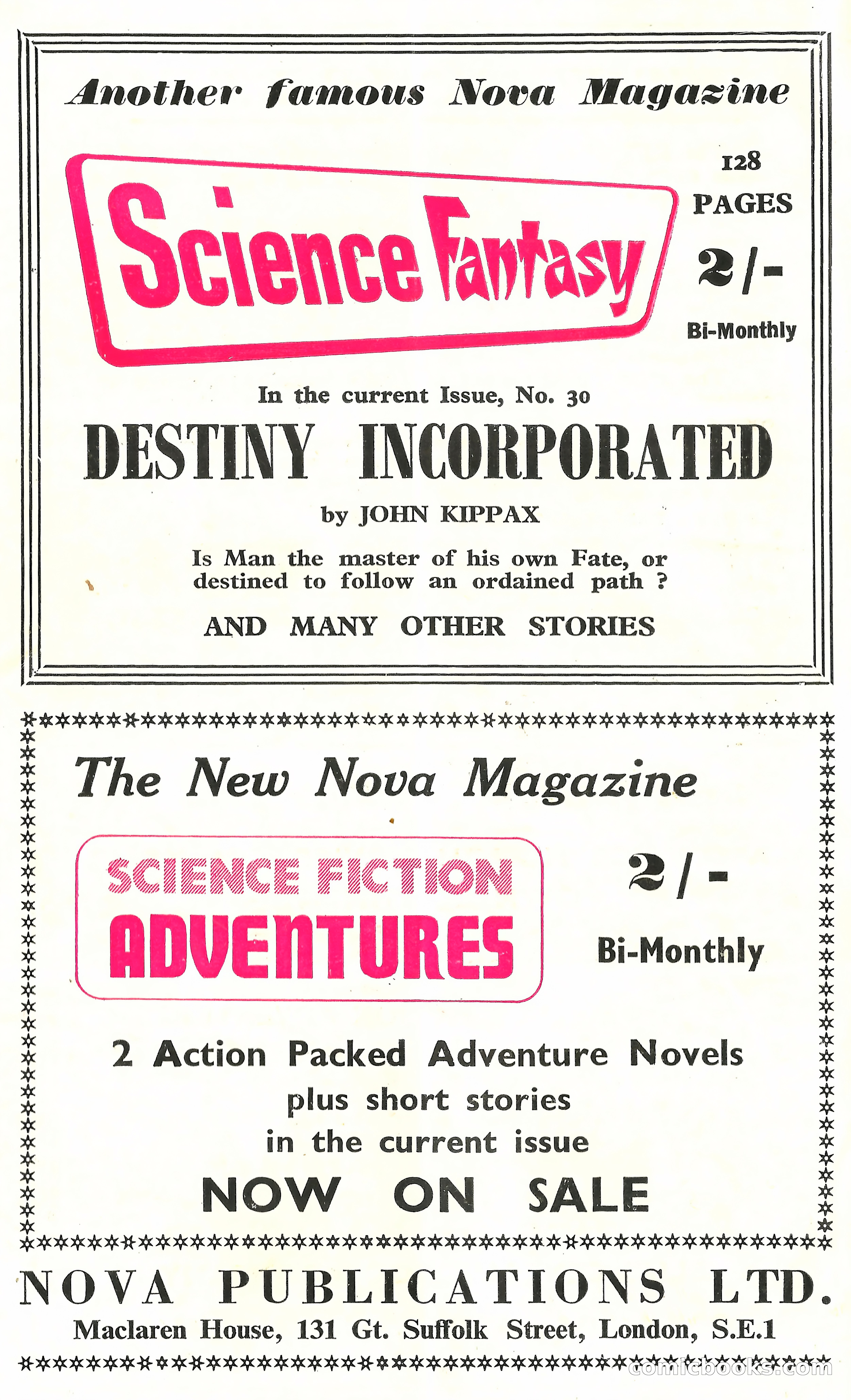New Worlds Science Fiction, No. 74 — page 132 of 132