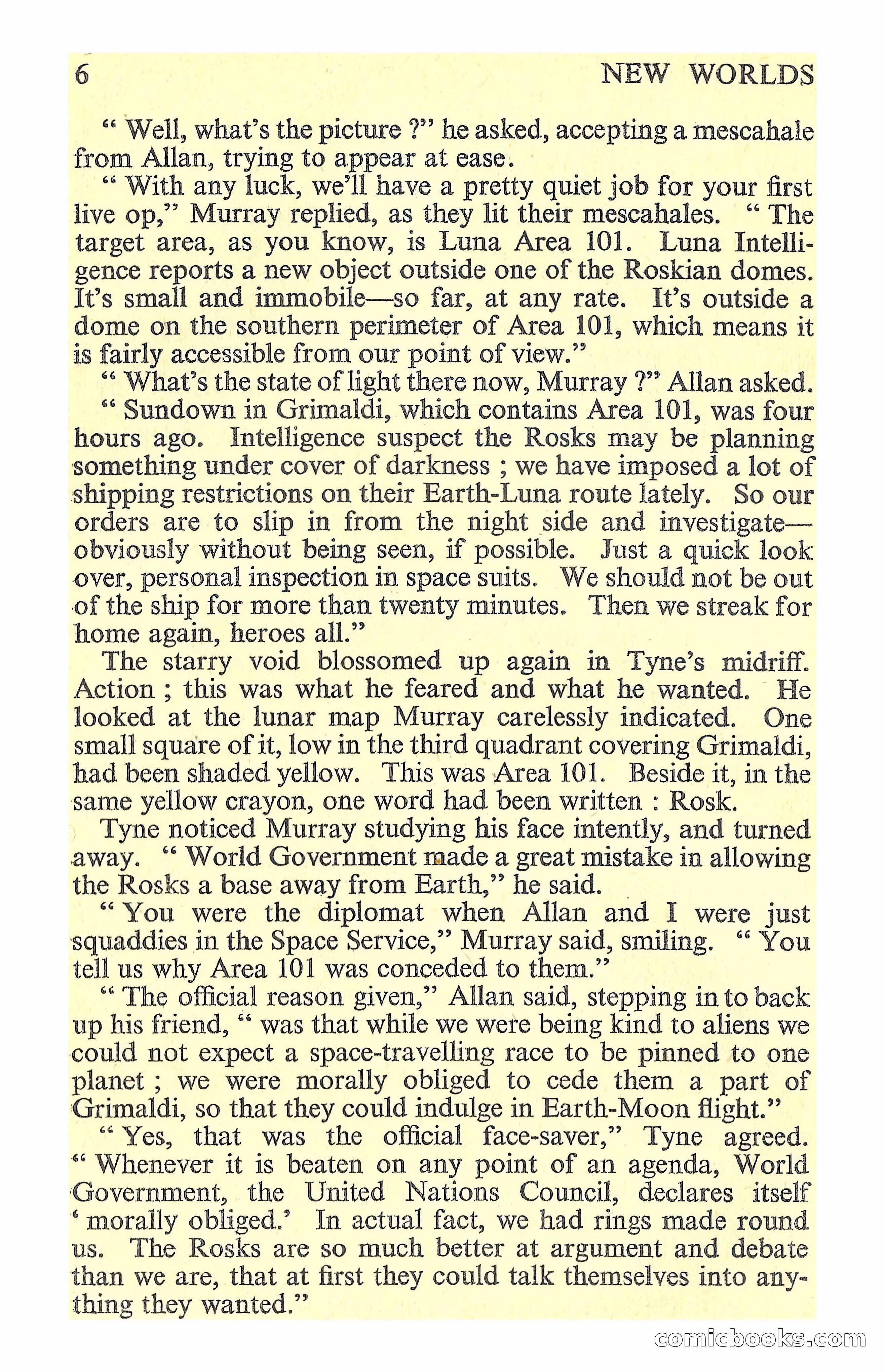 New Worlds Science Fiction No. 75 — page 8 of 132