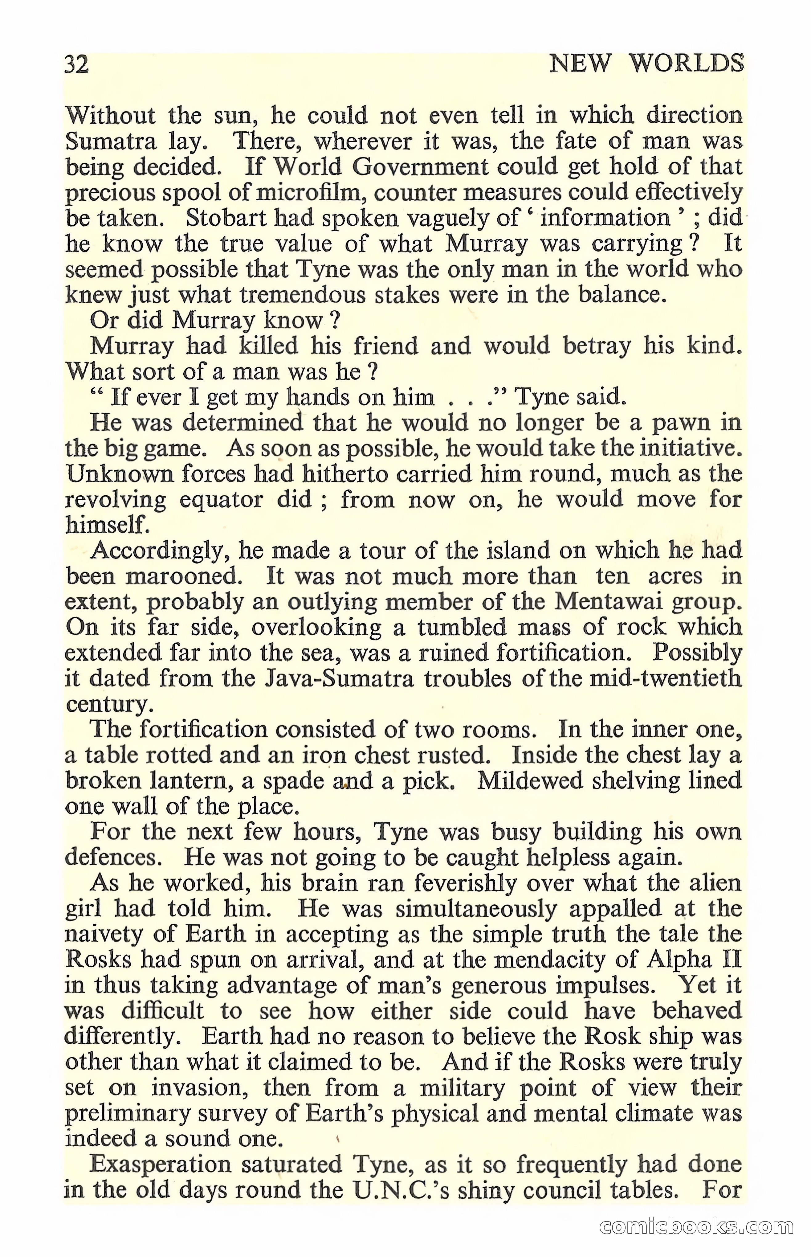 New Worlds Science Fiction No. 75 — page 34 of 132