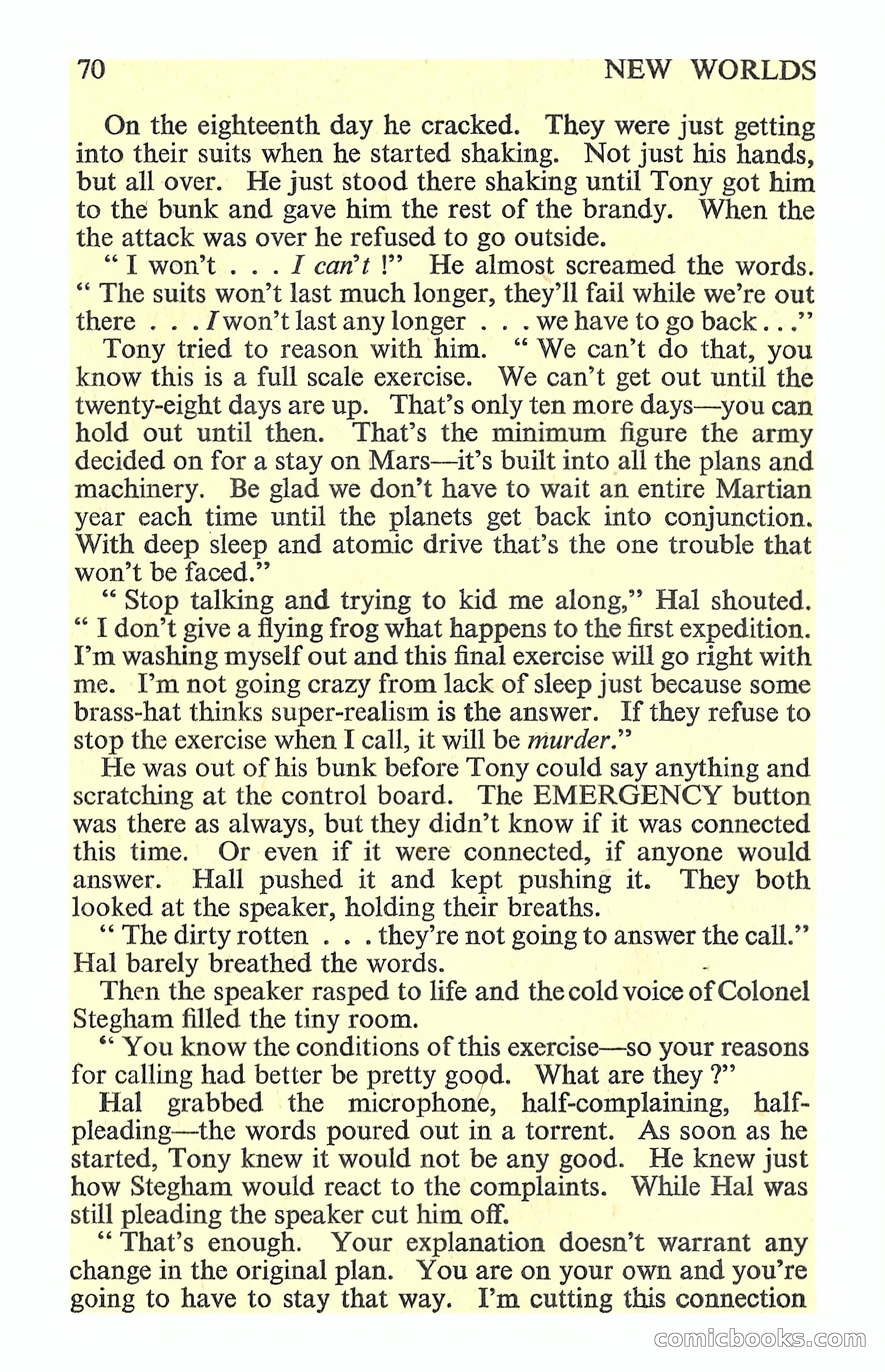 New Worlds Science Fiction No. 75 — page 72 of 132