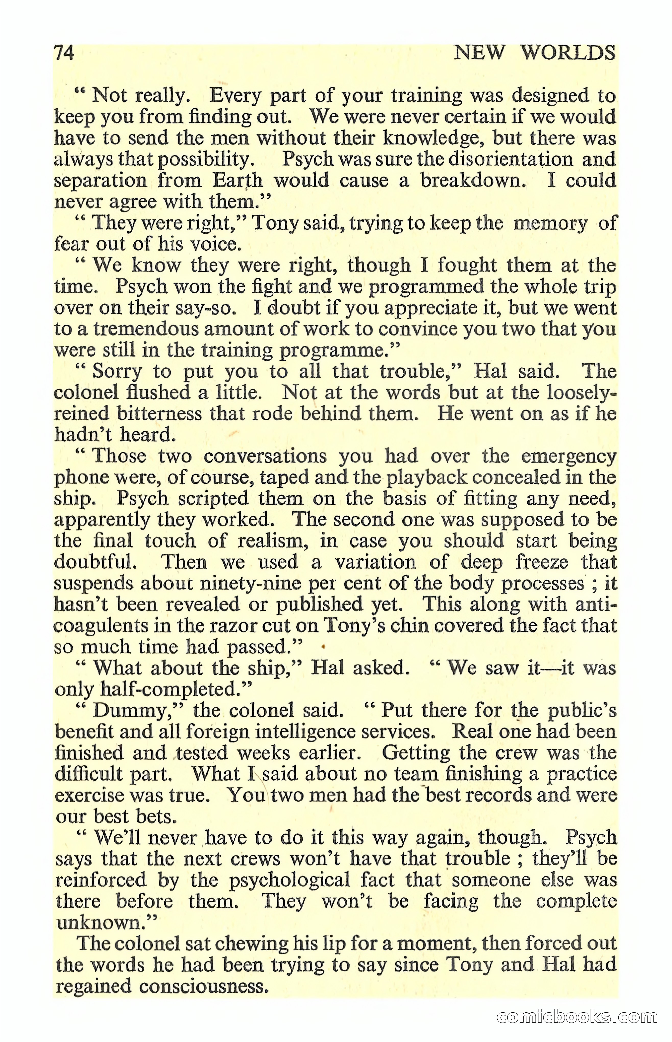 New Worlds Science Fiction No. 75 — page 76 of 132