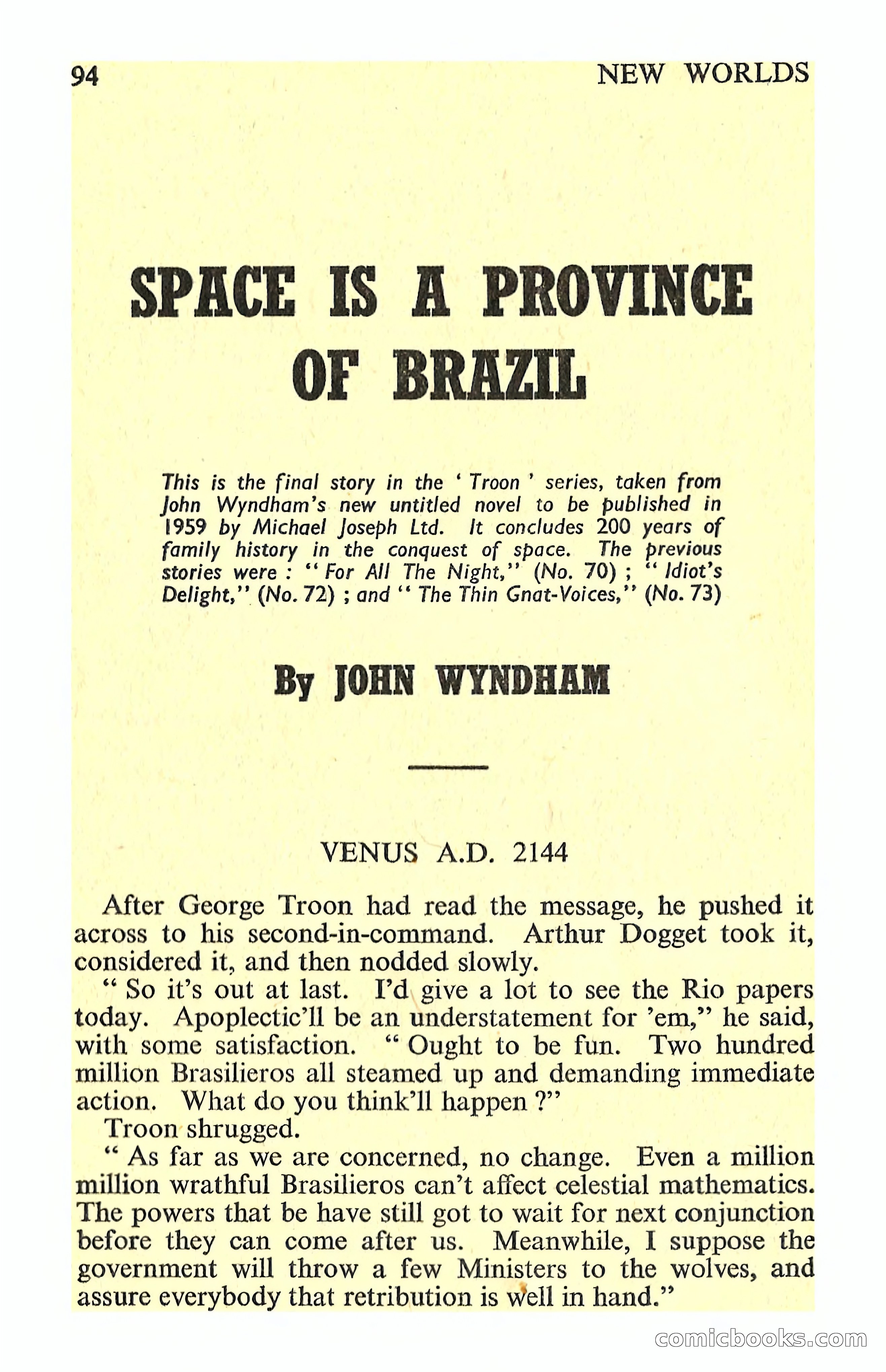 New Worlds Science Fiction No. 75 — page 96 of 132