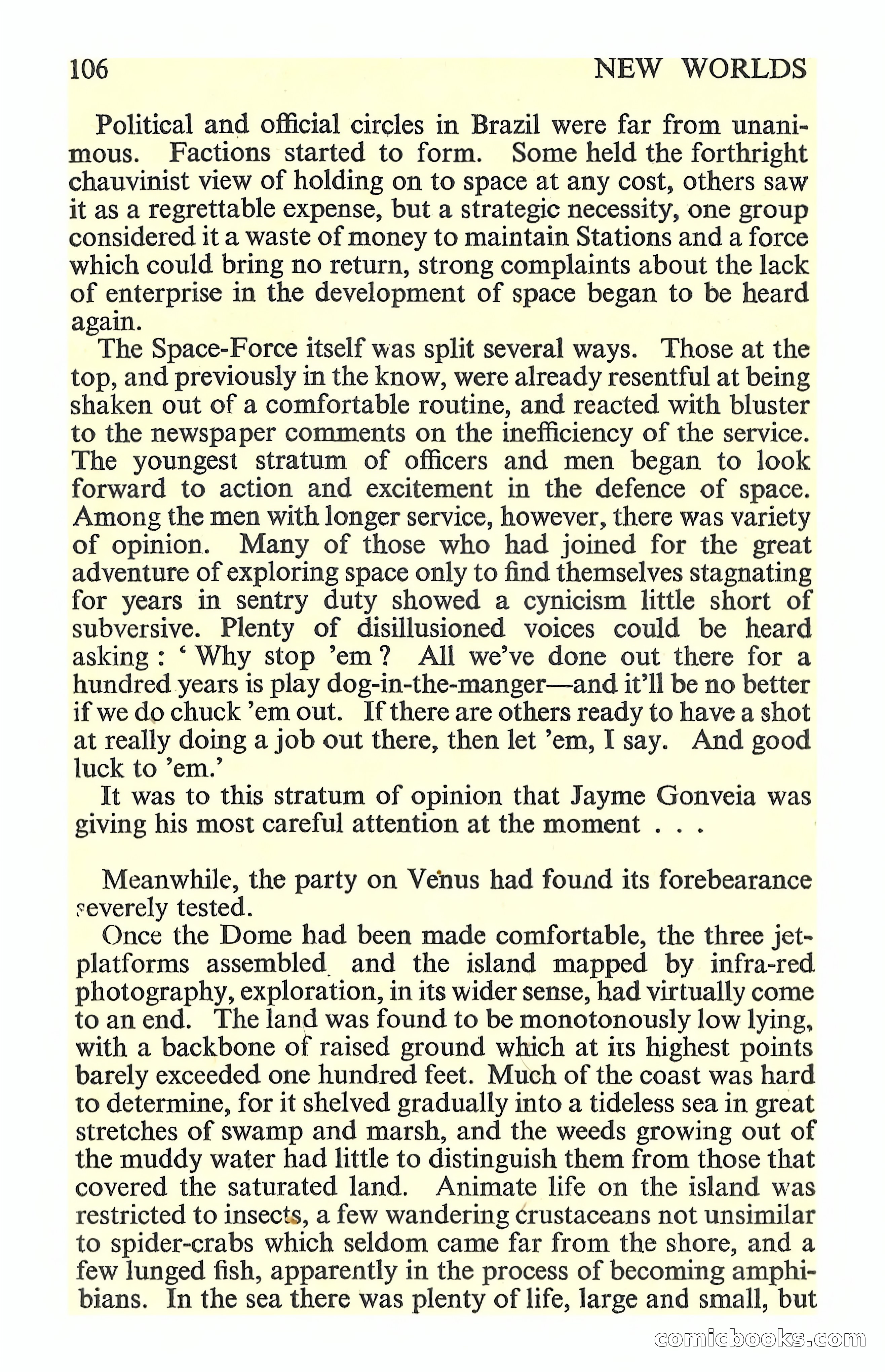 New Worlds Science Fiction No. 75 — page 108 of 132