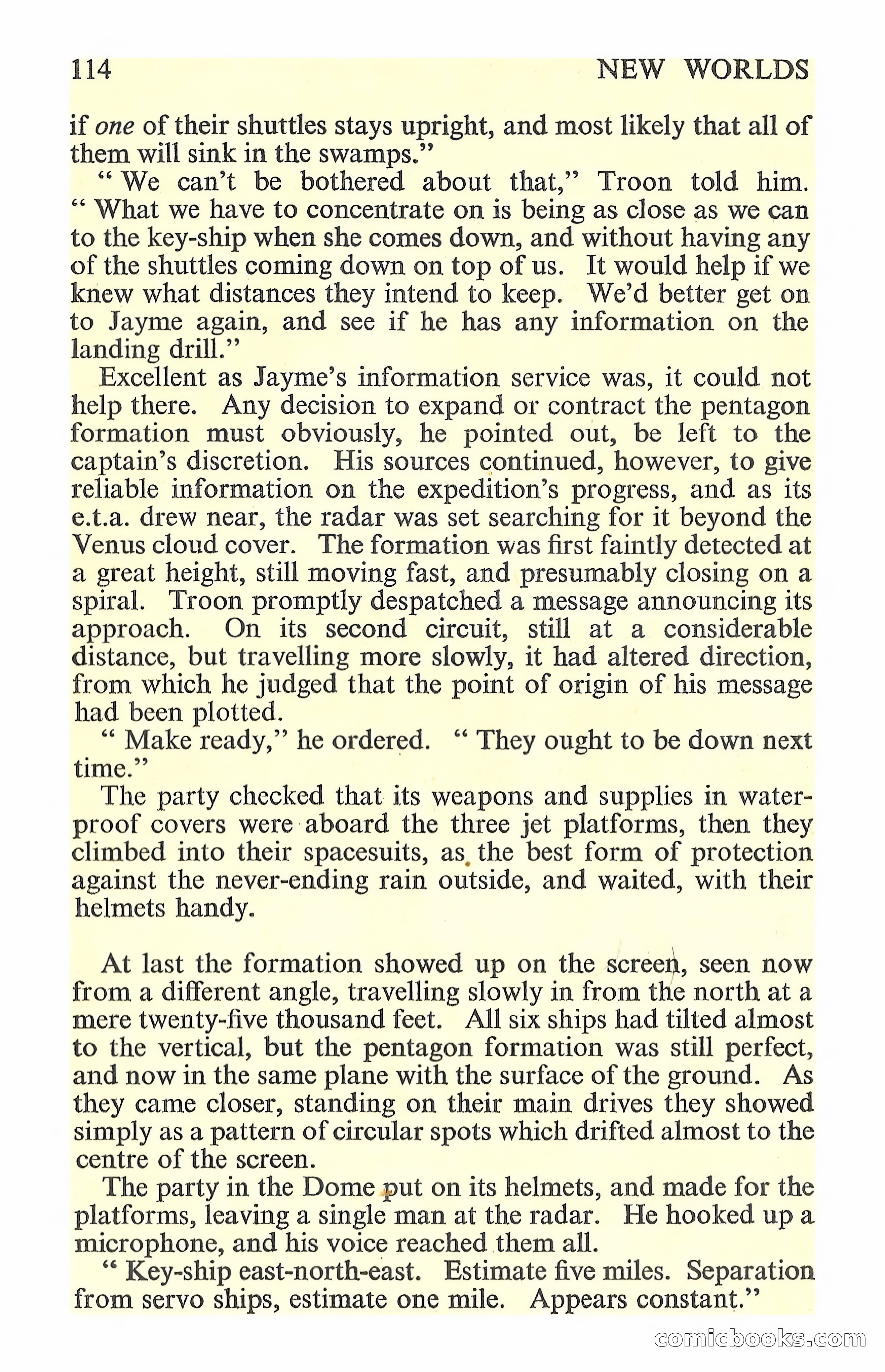 New Worlds Science Fiction No. 75 — page 116 of 132