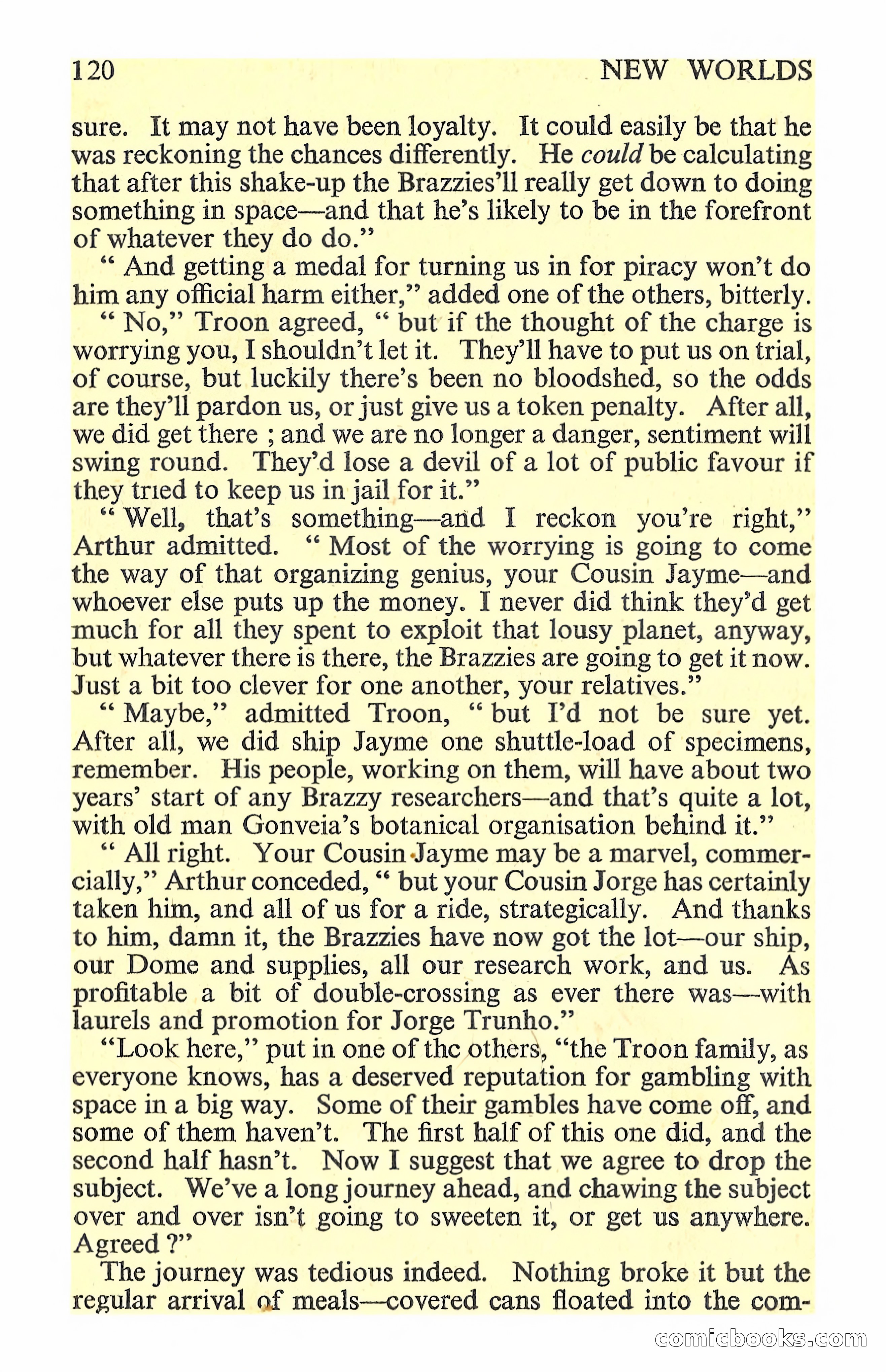New Worlds Science Fiction No. 75 — page 122 of 132