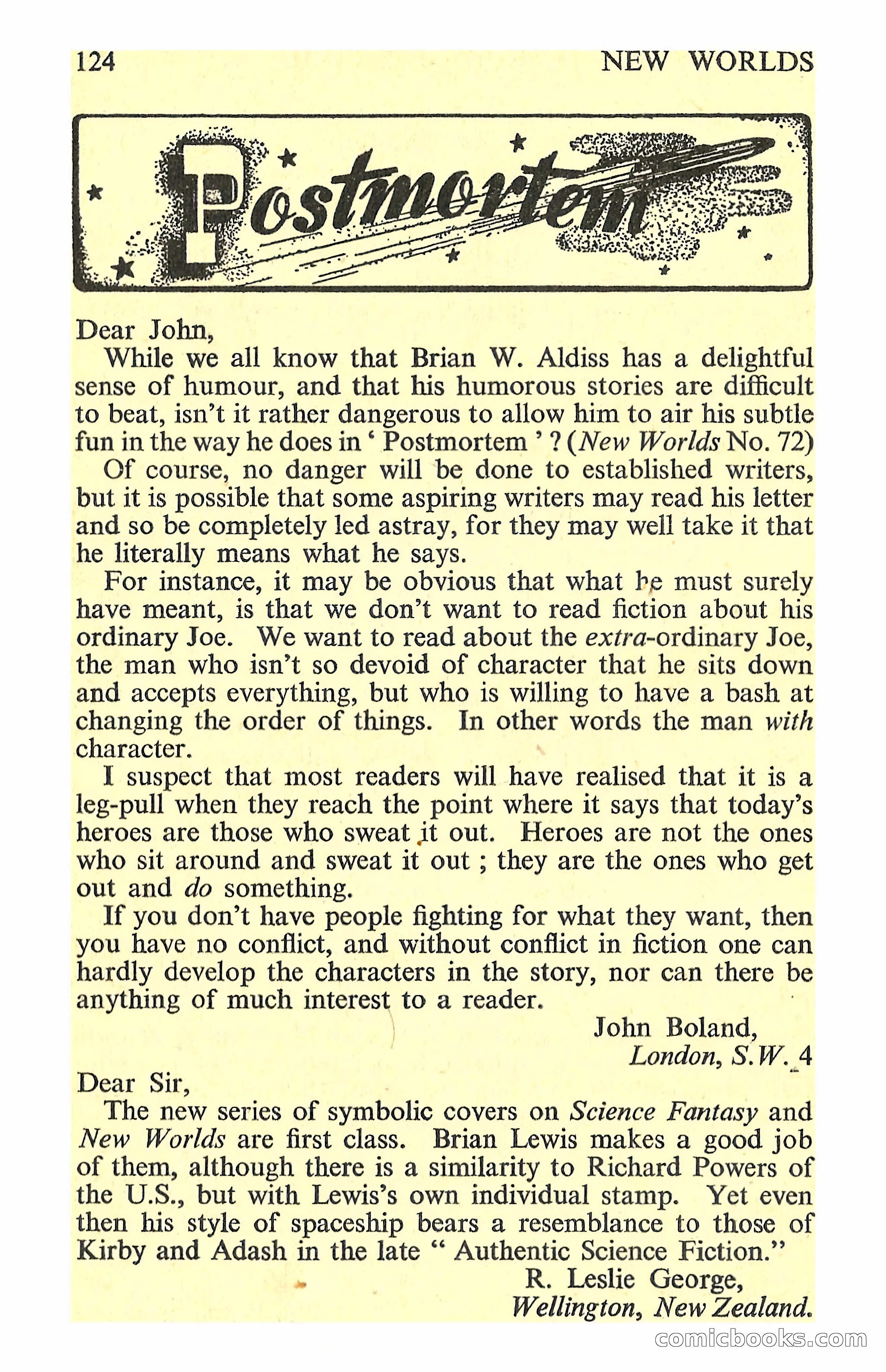 New Worlds Science Fiction No. 75 — page 126 of 132