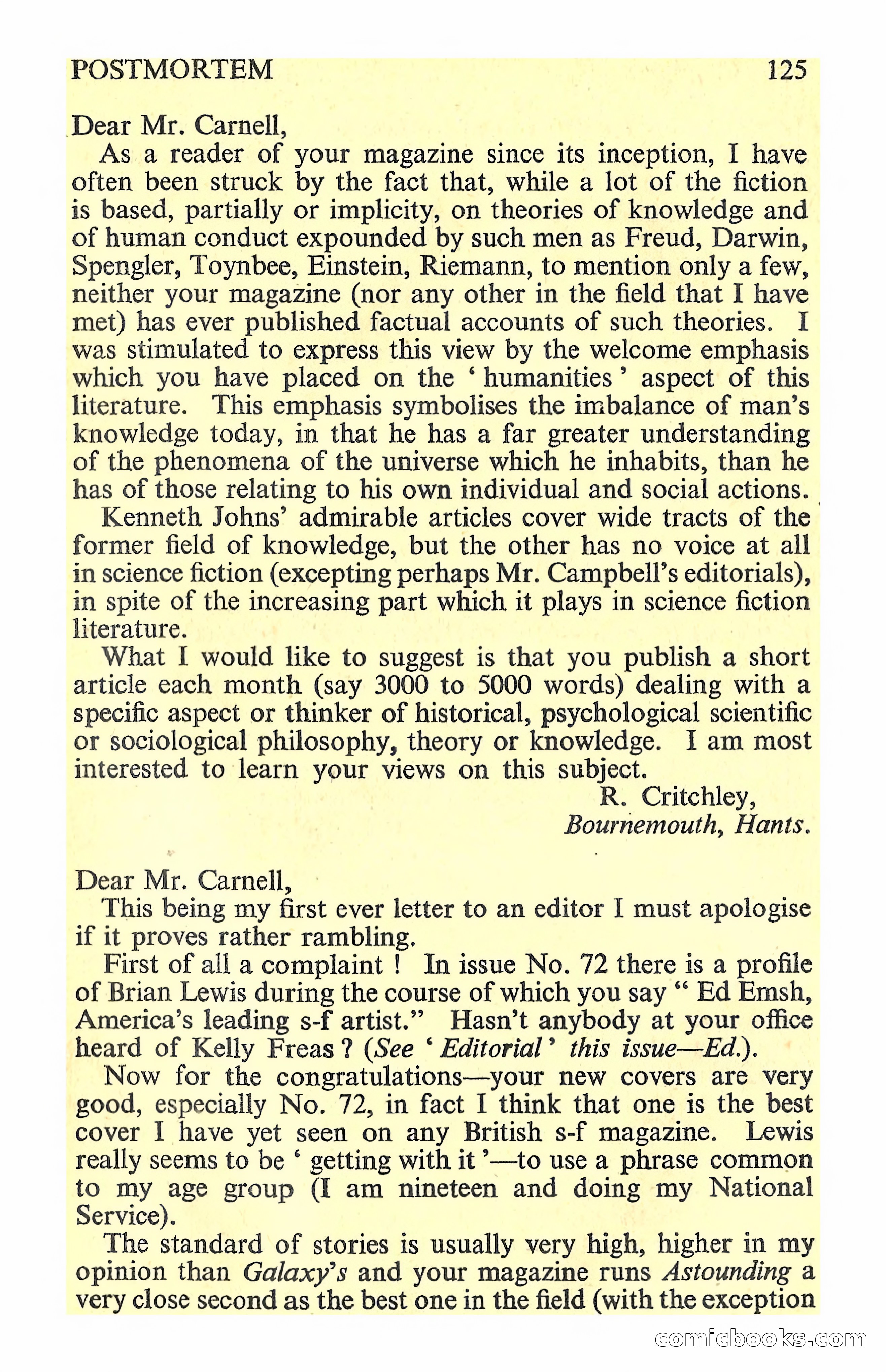 New Worlds Science Fiction No. 75 — page 127 of 132