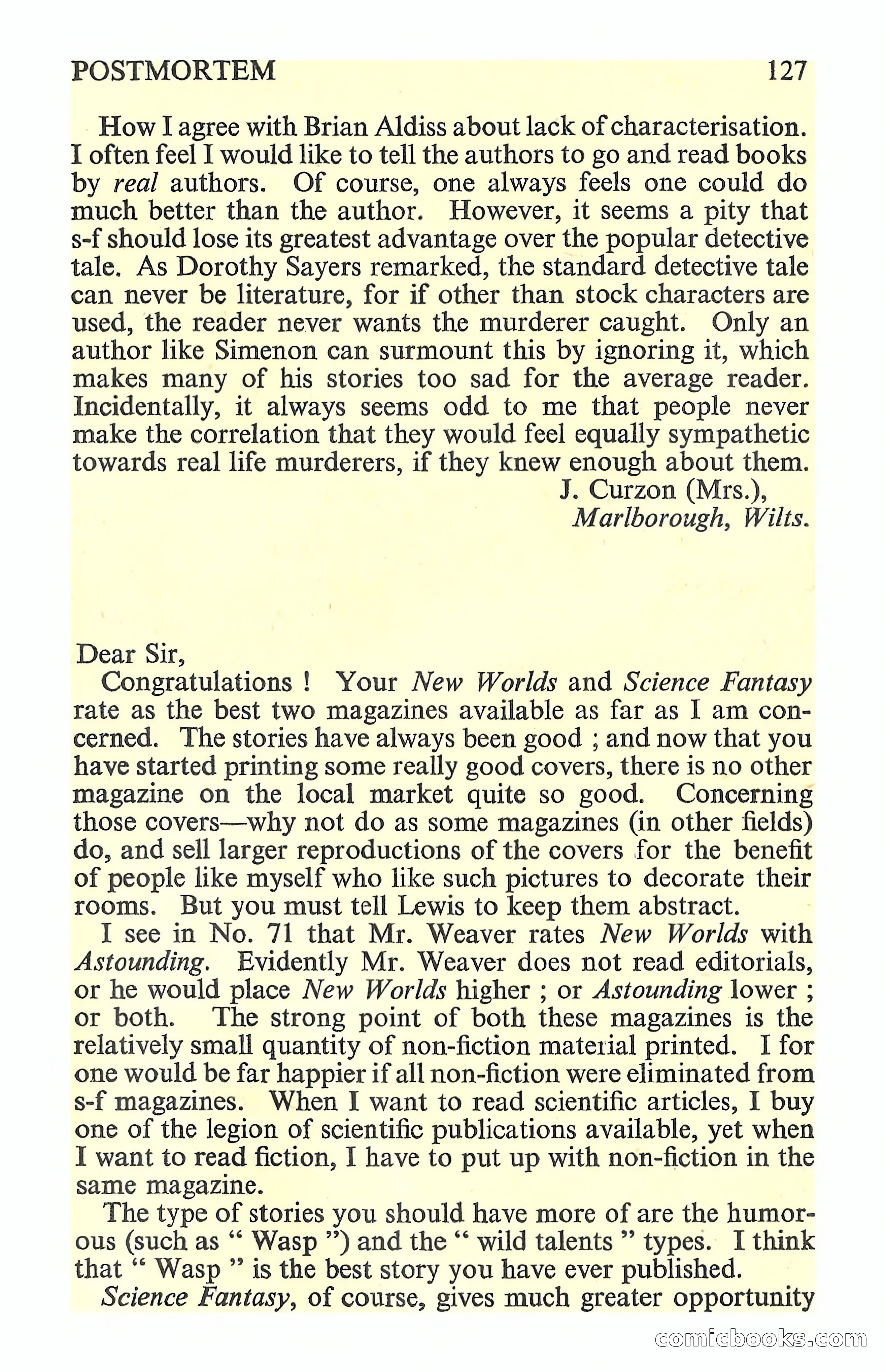 New Worlds Science Fiction No. 75 — page 129 of 132