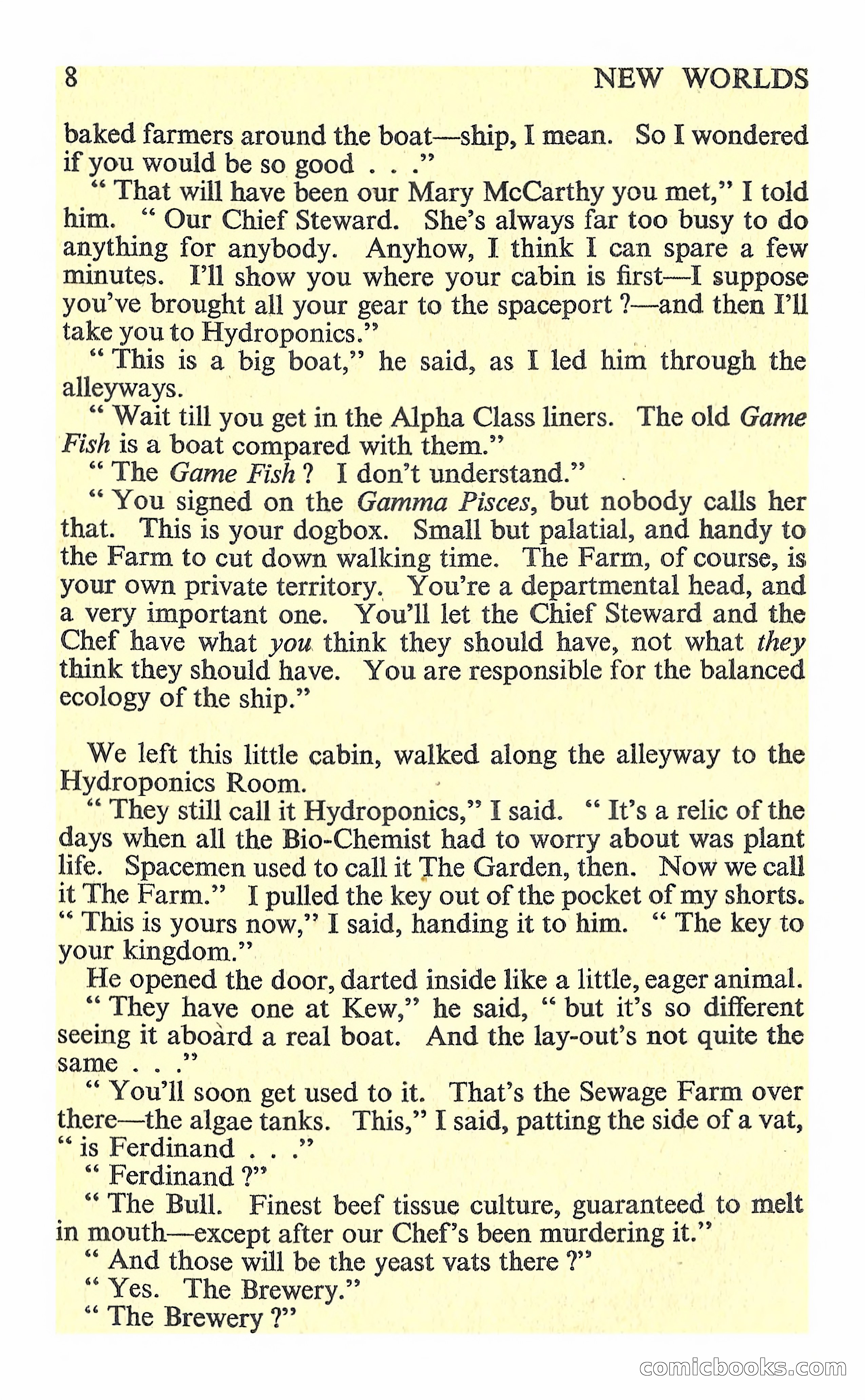 New Worlds Science Fiction, No. 76 — page 10 of 132