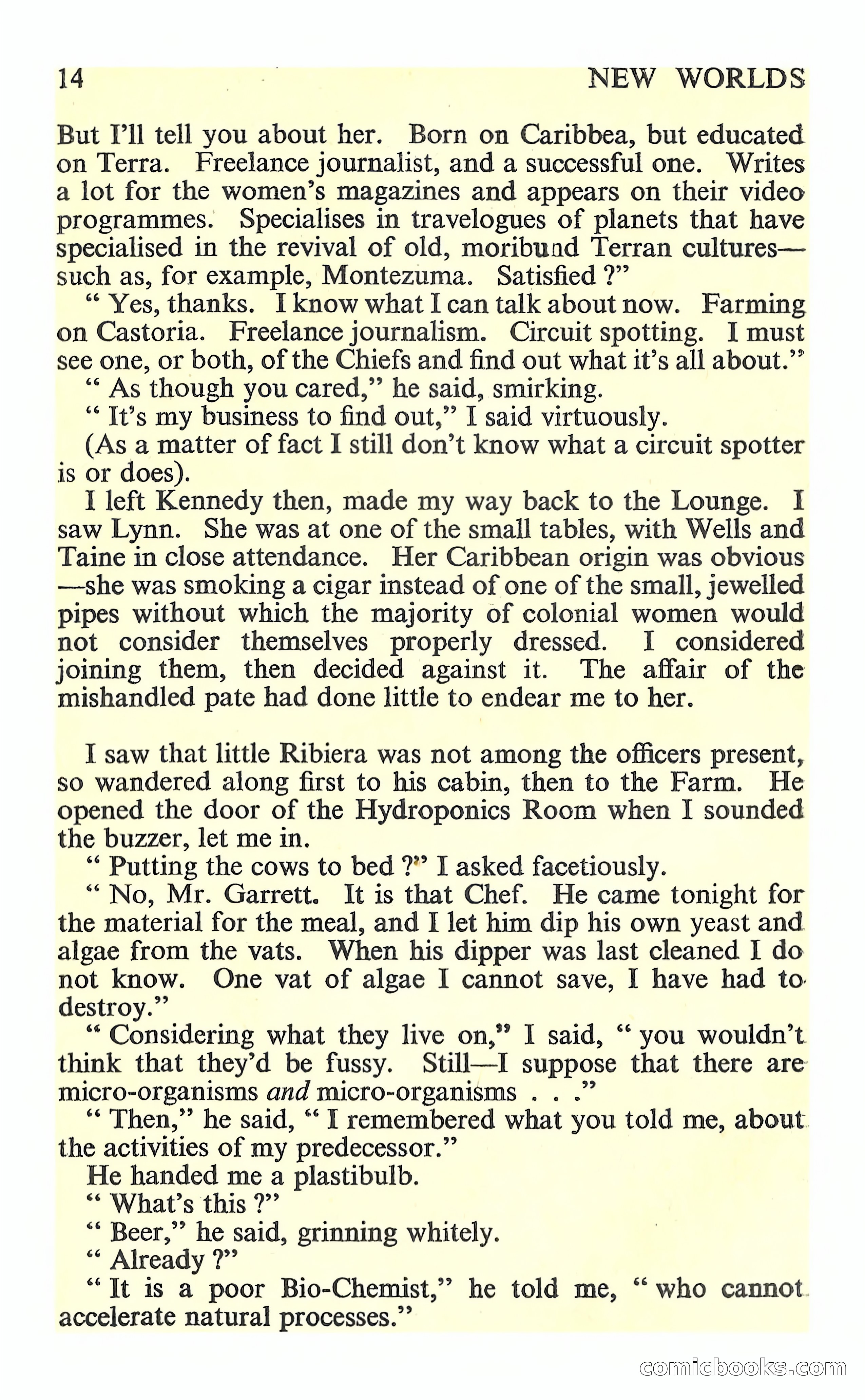 New Worlds Science Fiction, No. 76 — page 16 of 132