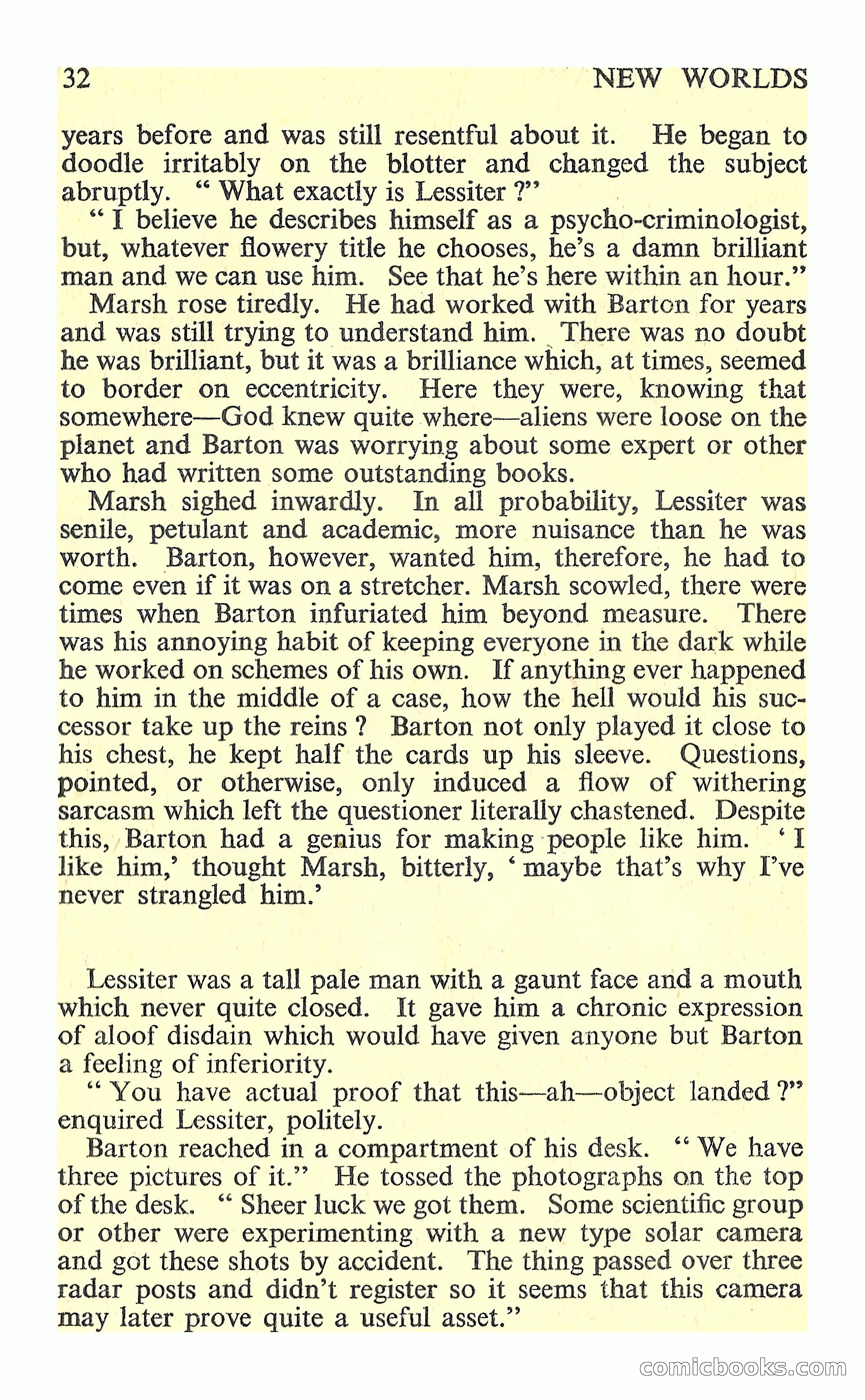 New Worlds Science Fiction, No. 76 — page 34 of 132
