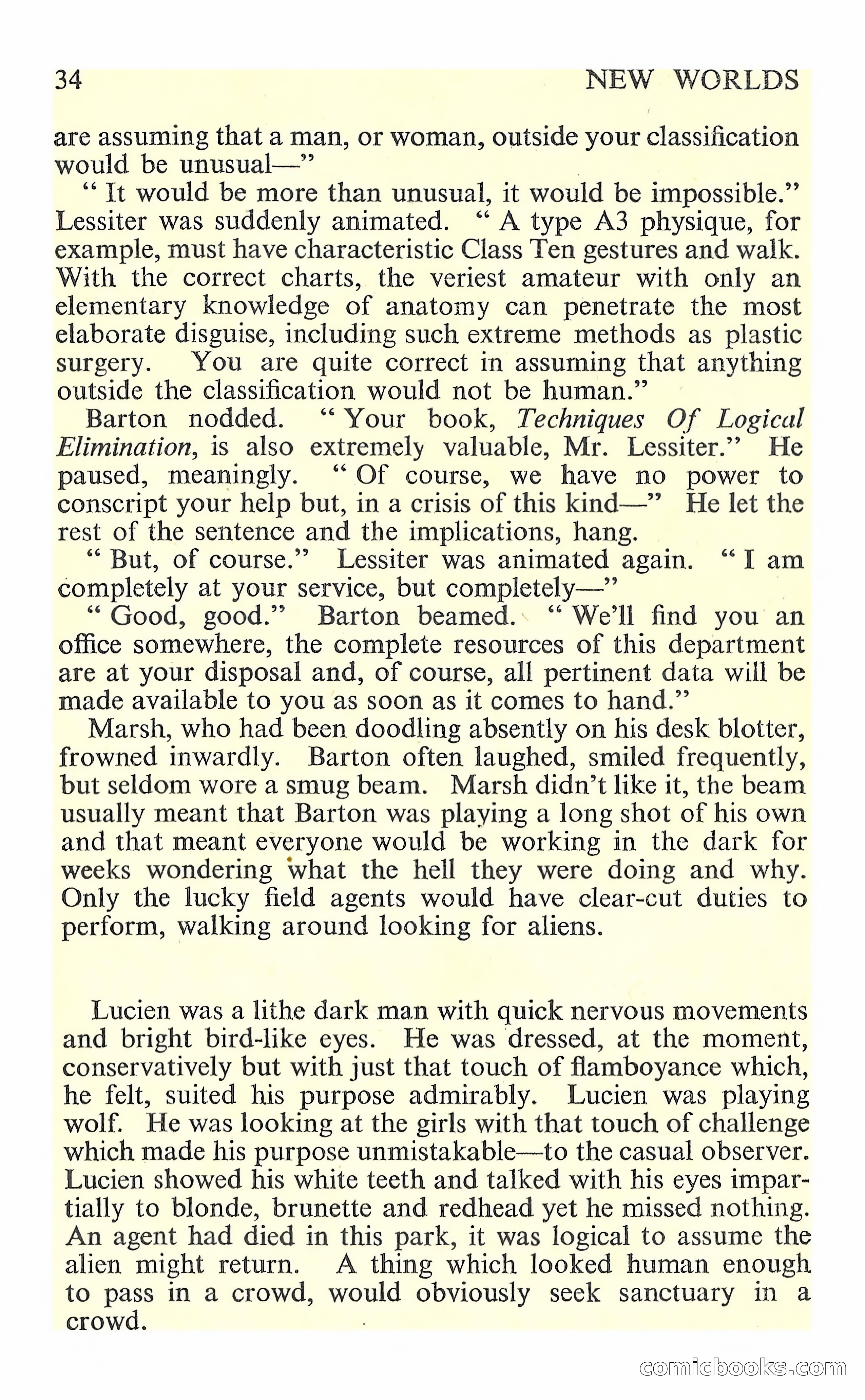 New Worlds Science Fiction, No. 76 — page 36 of 132