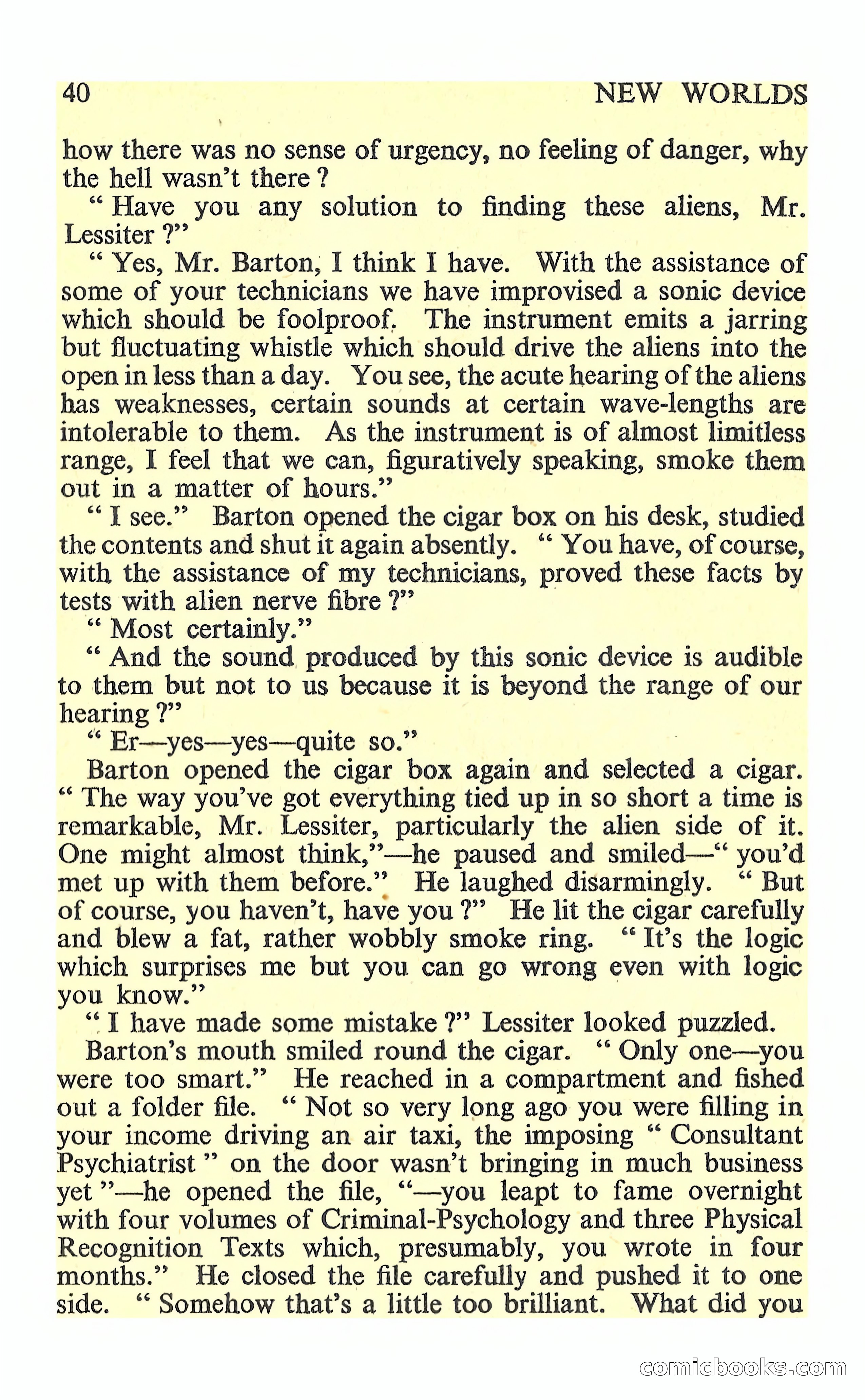 New Worlds Science Fiction, No. 76 — page 42 of 132
