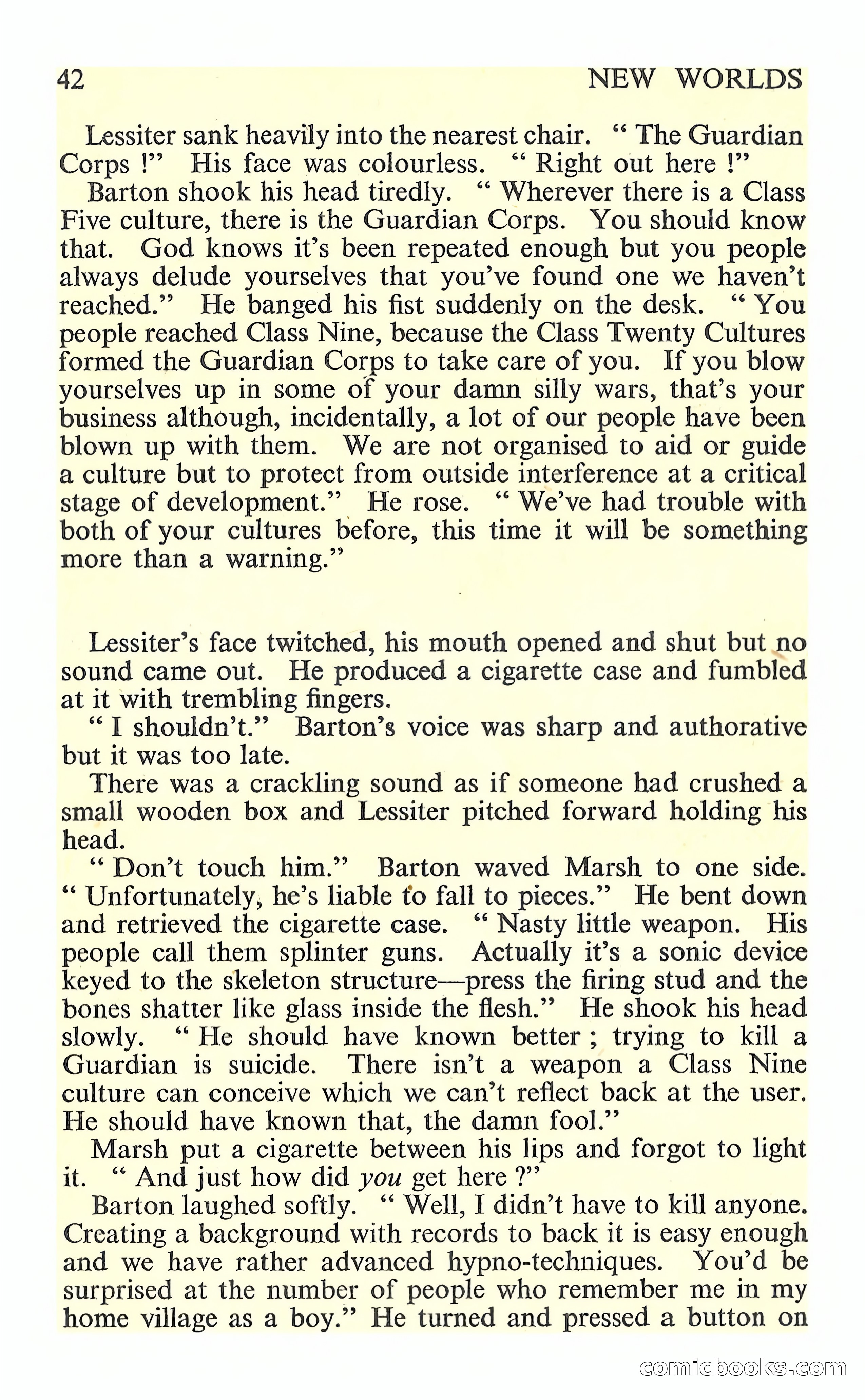 New Worlds Science Fiction, No. 76 — page 44 of 132