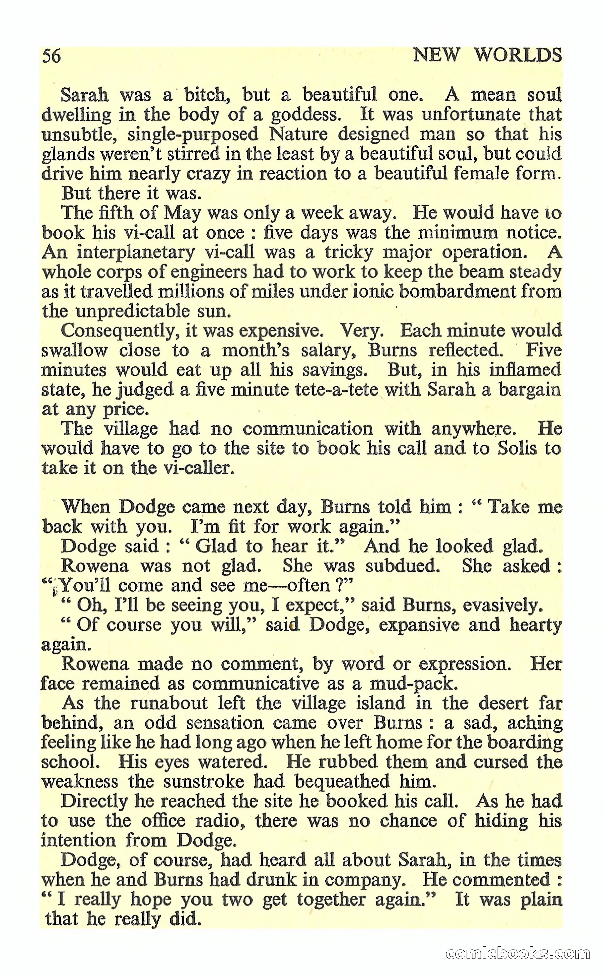New Worlds Science Fiction, No. 76 — page 58 of 132