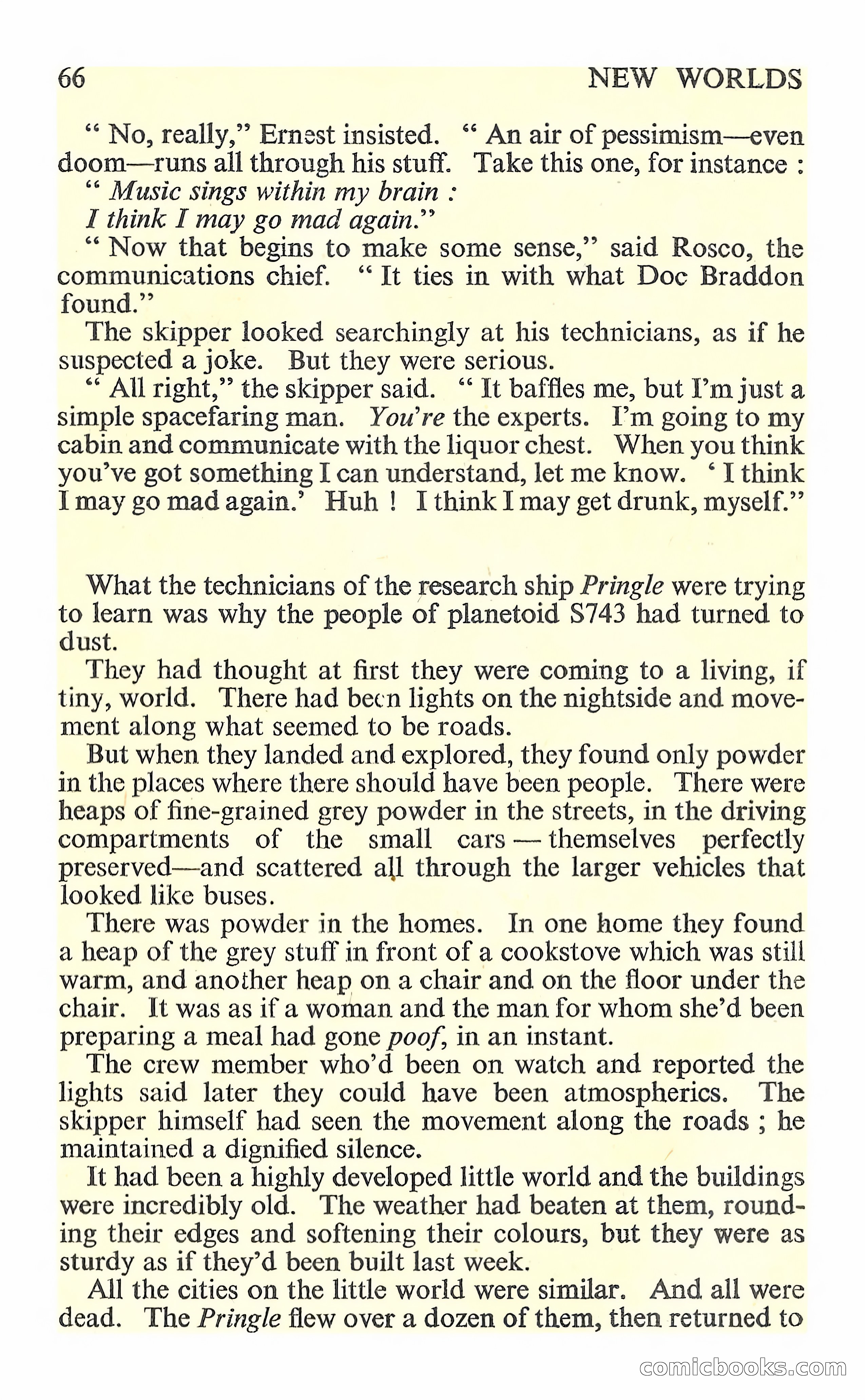 New Worlds Science Fiction, No. 76 — page 68 of 132