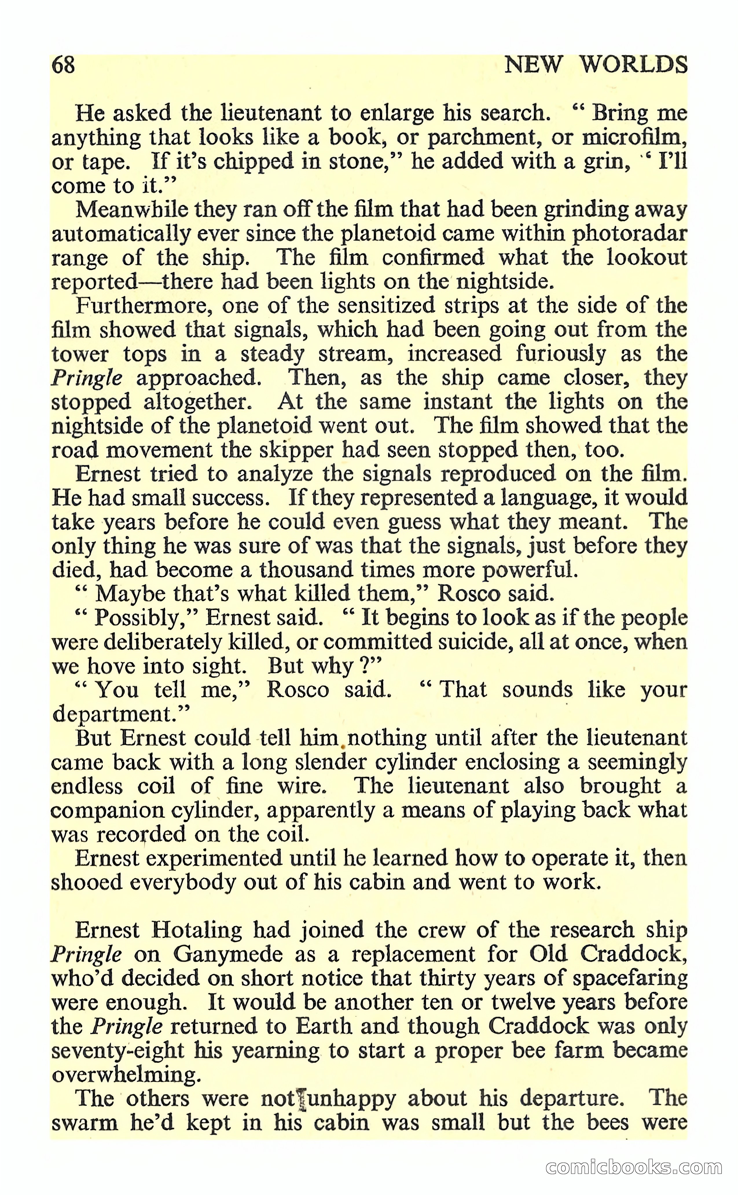 New Worlds Science Fiction, No. 76 — page 70 of 132