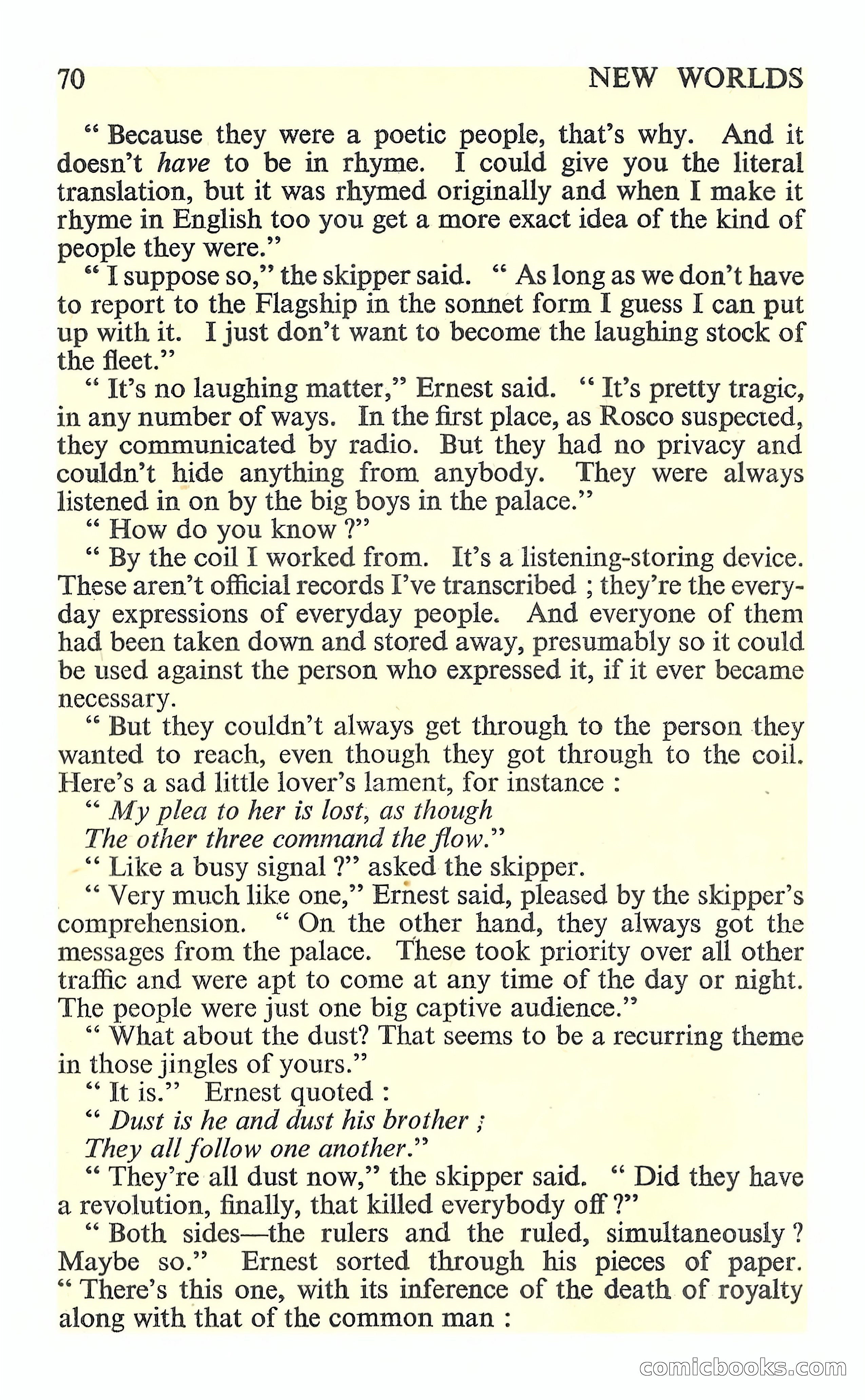New Worlds Science Fiction, No. 76 — page 72 of 132