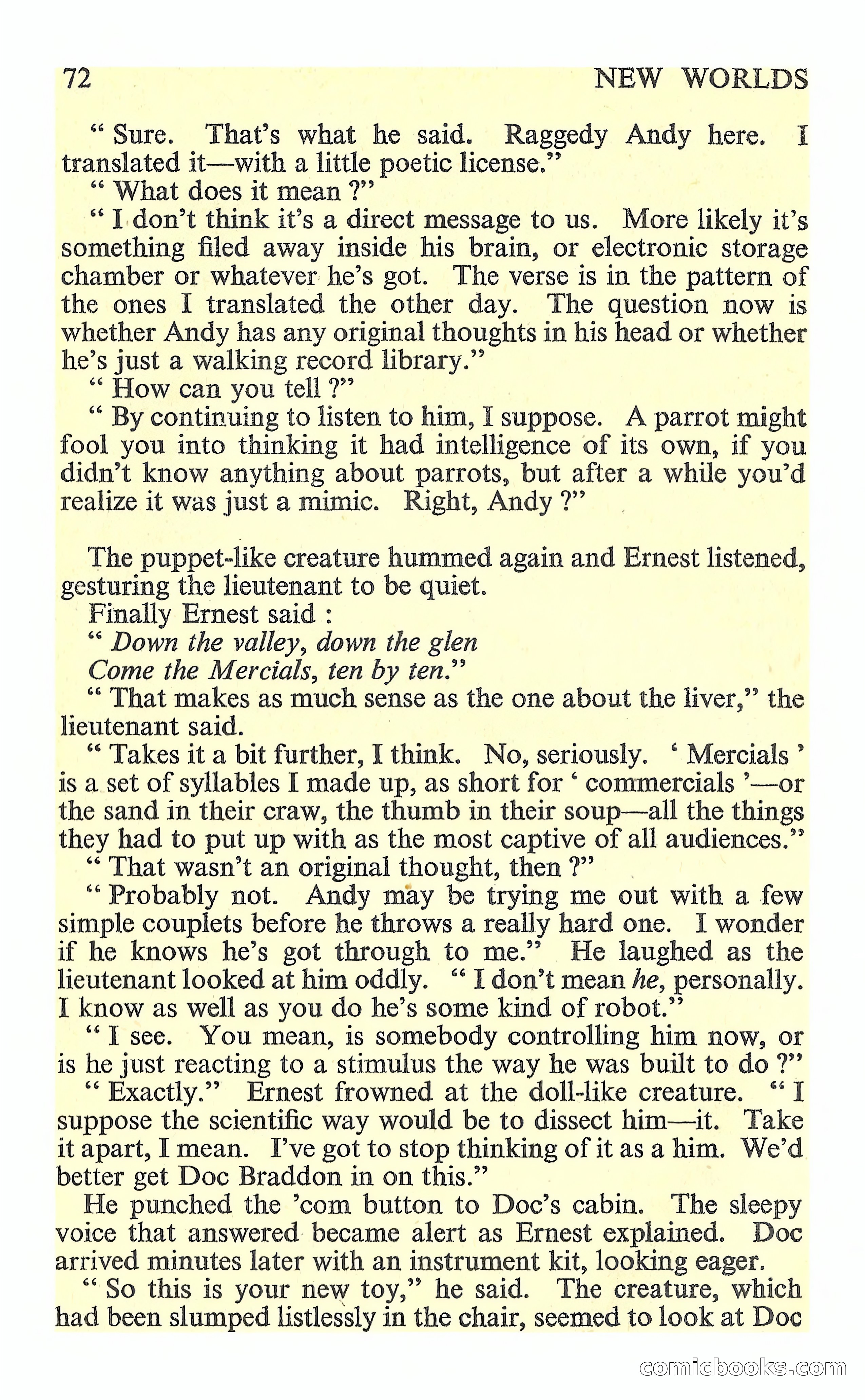 New Worlds Science Fiction, No. 76 — page 74 of 132
