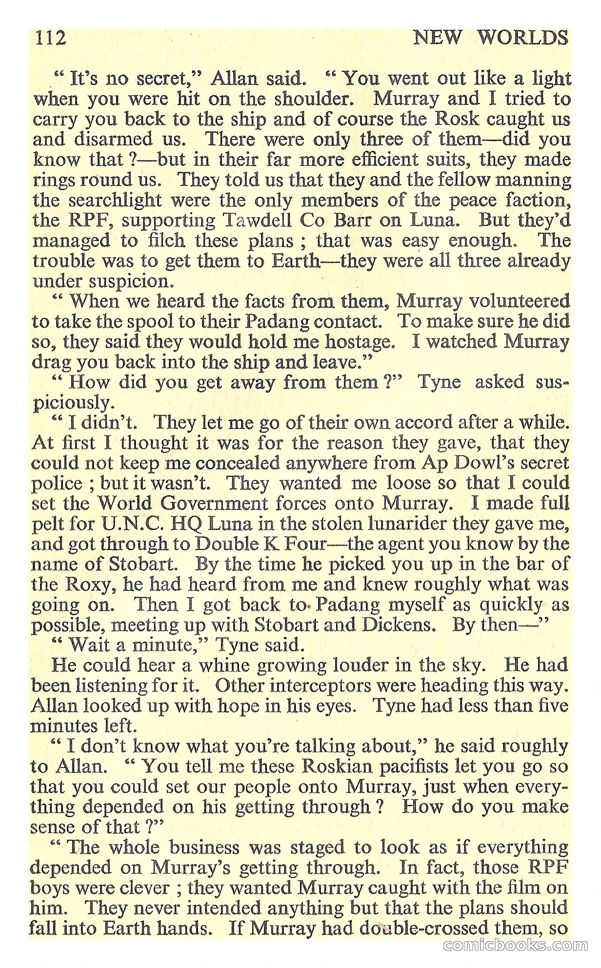 New Worlds Science Fiction, No. 76 — page 114 of 132