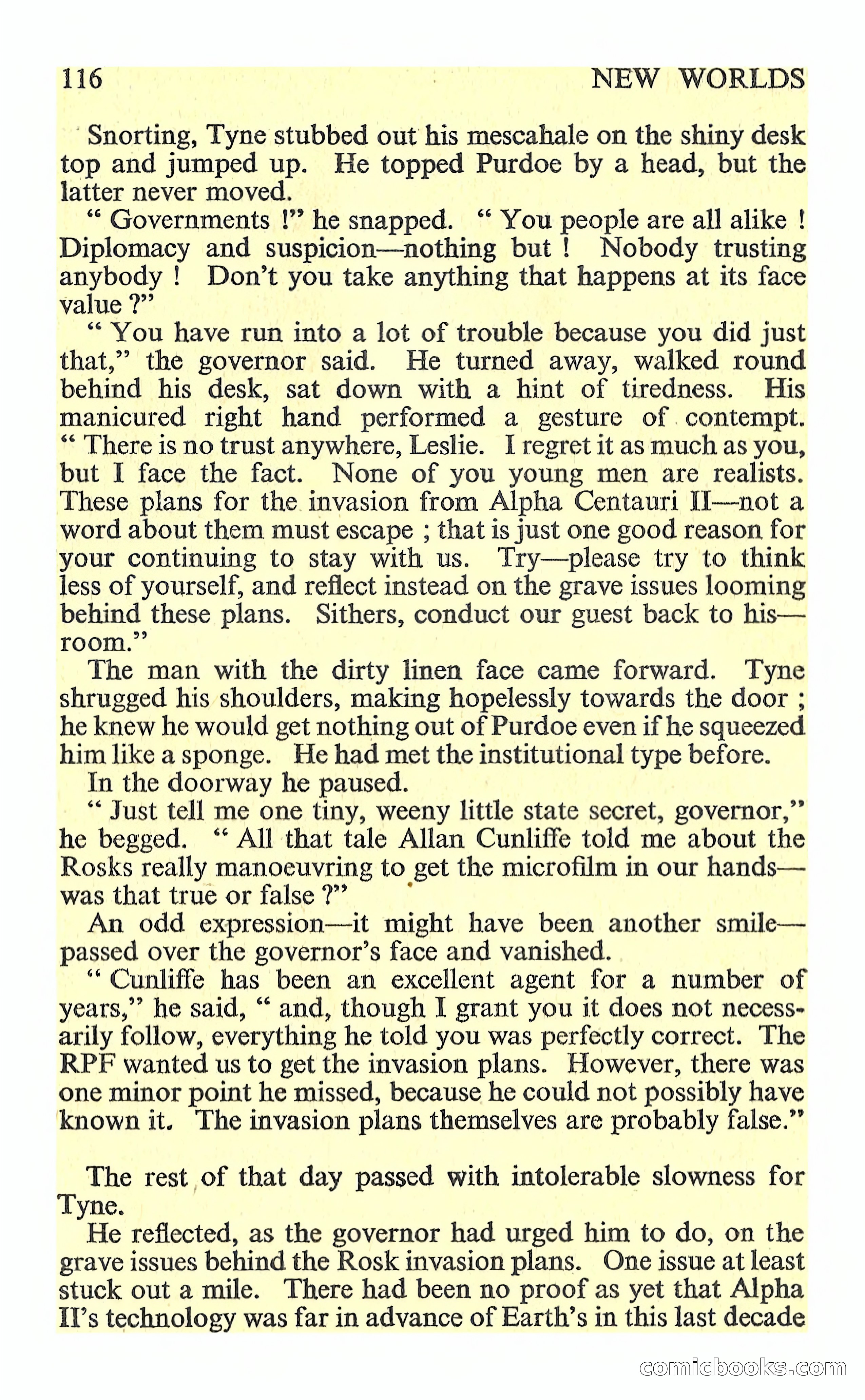 New Worlds Science Fiction, No. 76 — page 118 of 132