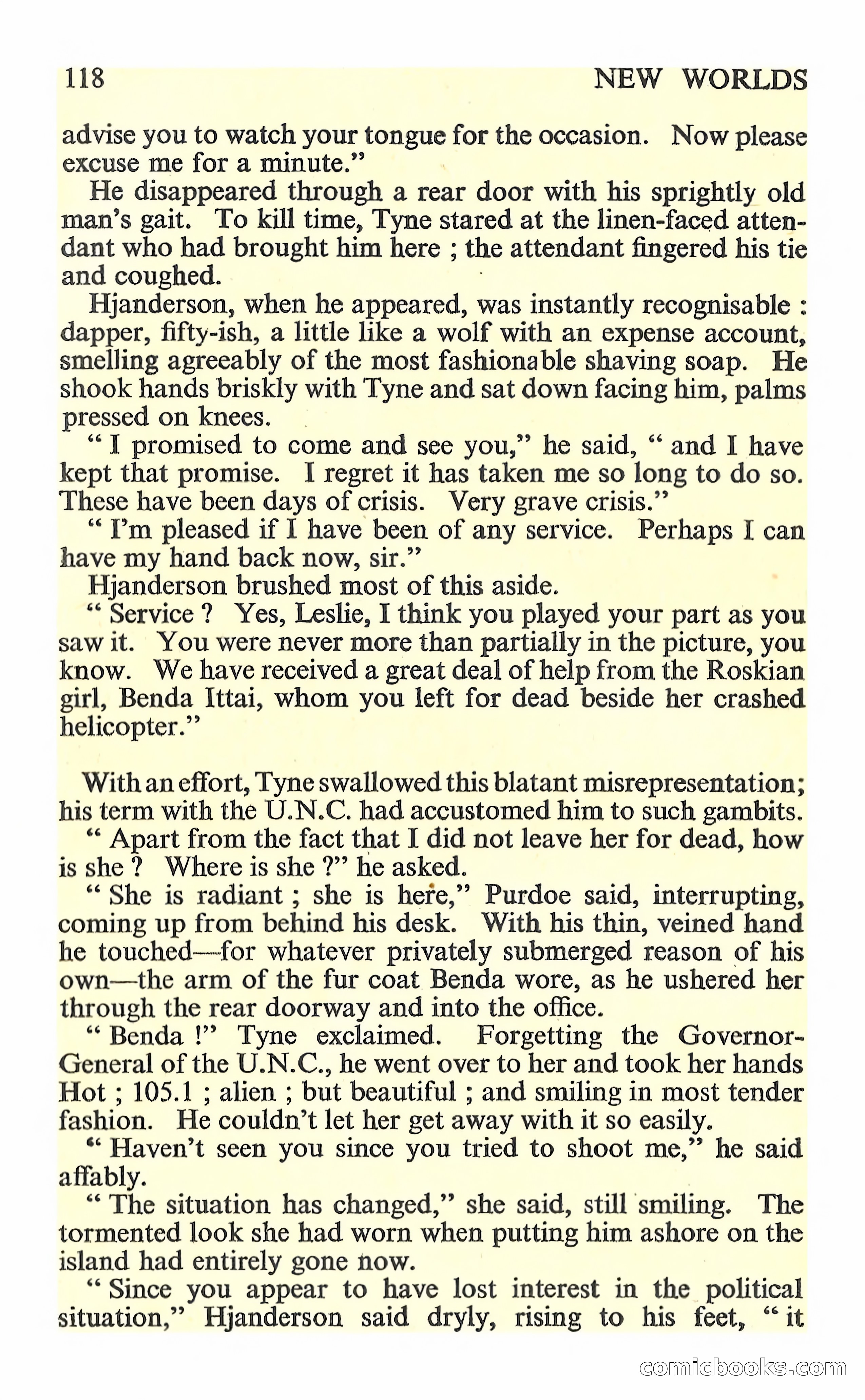 New Worlds Science Fiction, No. 76 — page 120 of 132