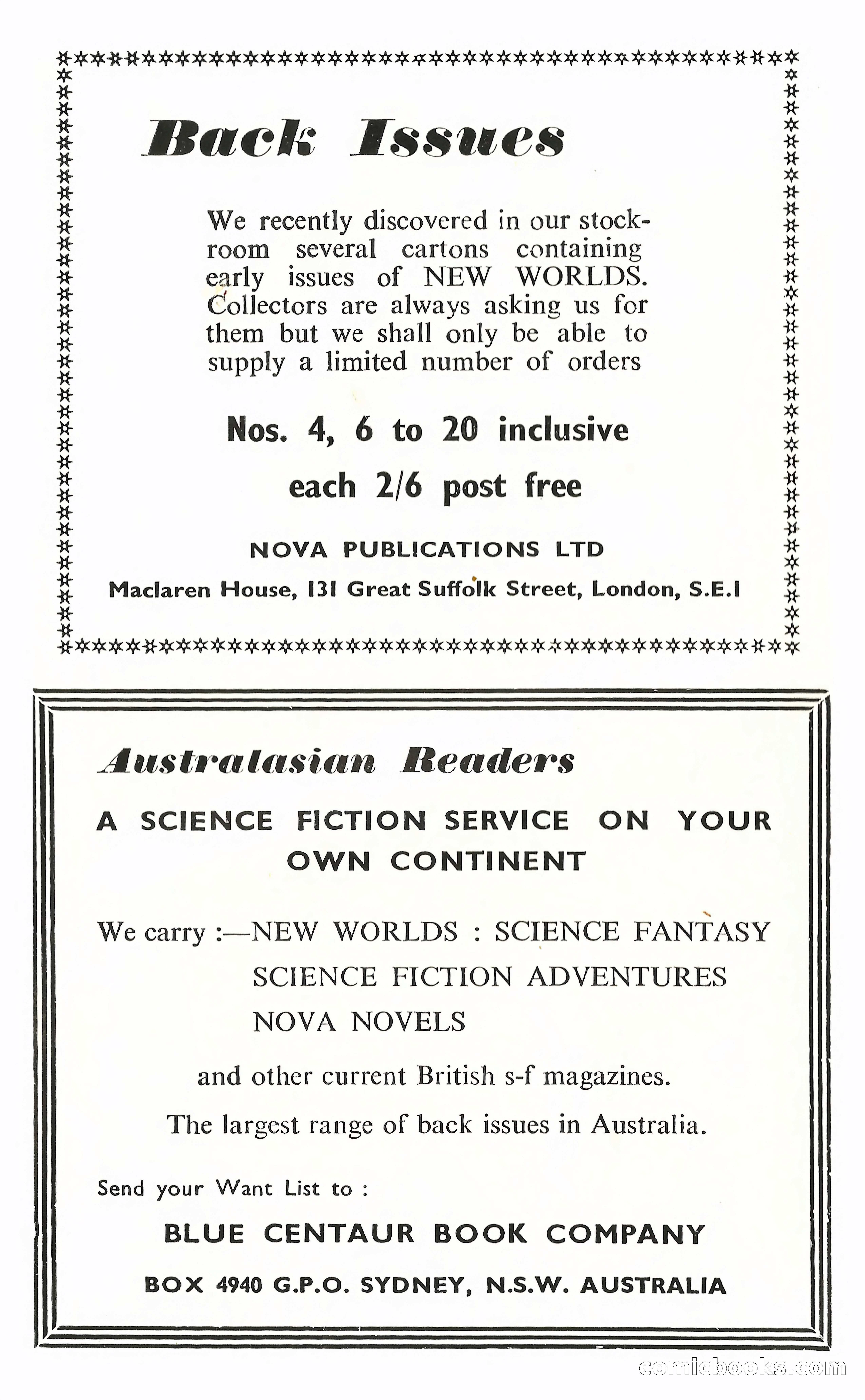 New Worlds Science Fiction, No. 76 — page 132 of 132