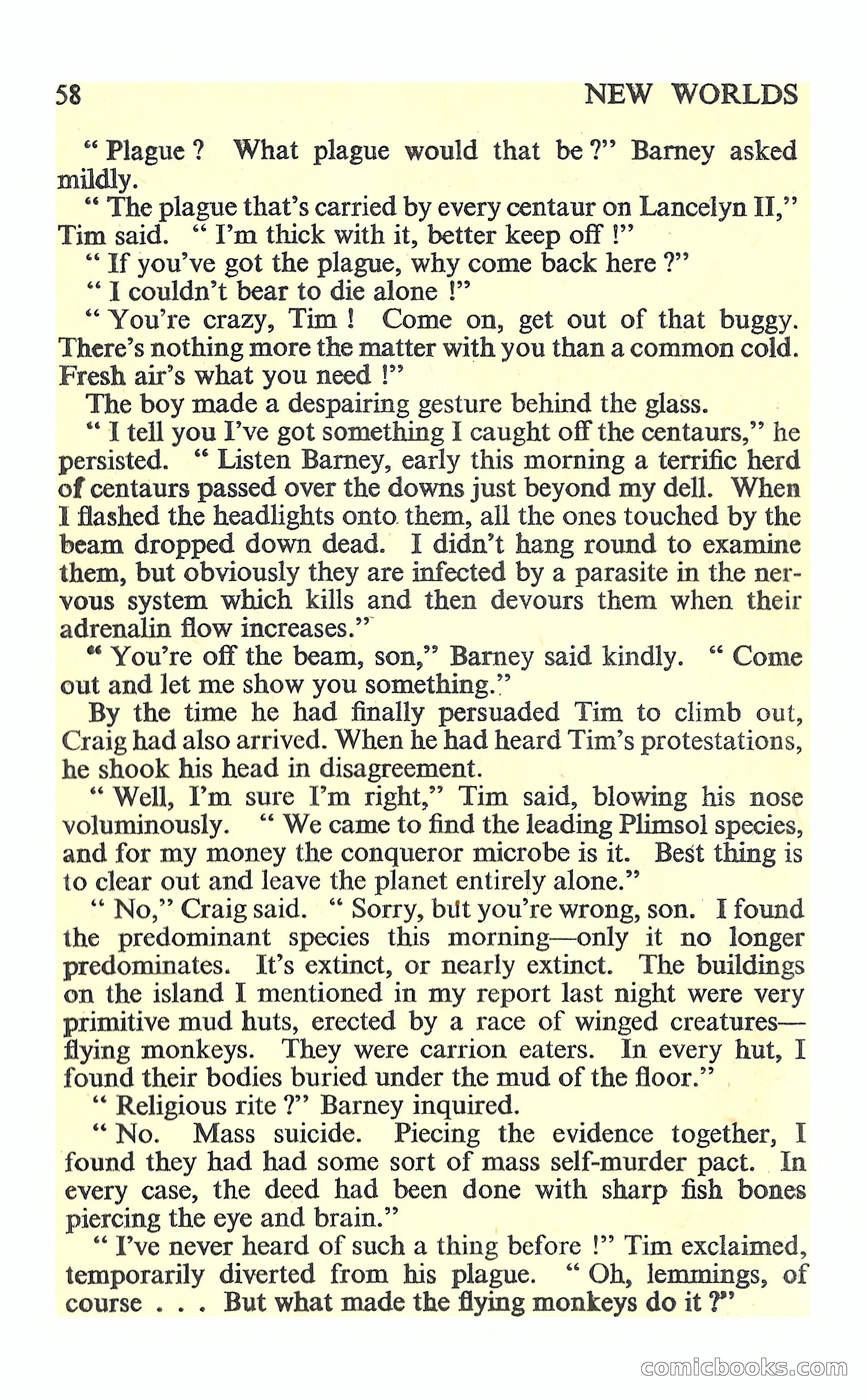 New Worlds Science Fiction No. 77 — page 60 of 132