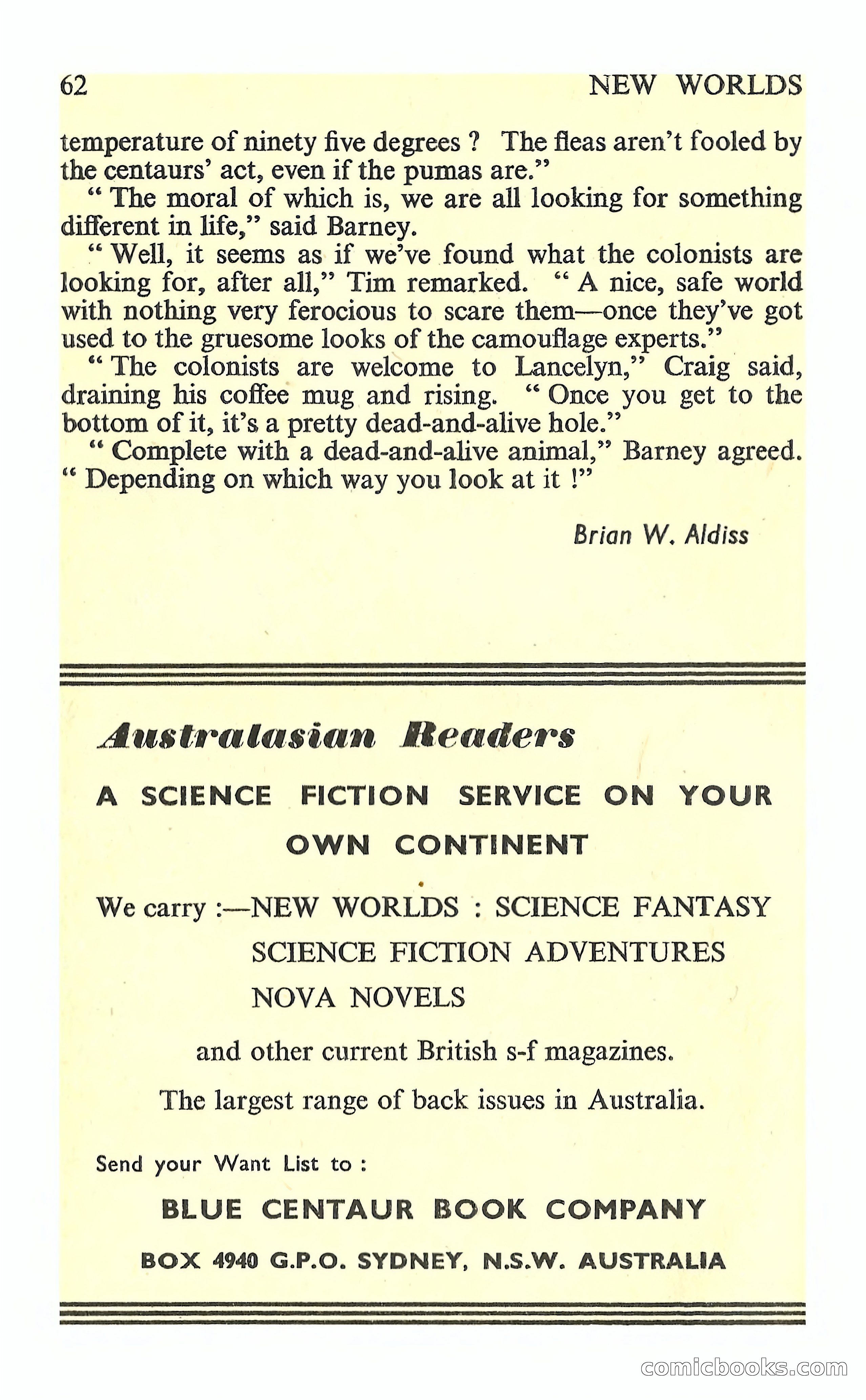 New Worlds Science Fiction No. 77 — page 64 of 132