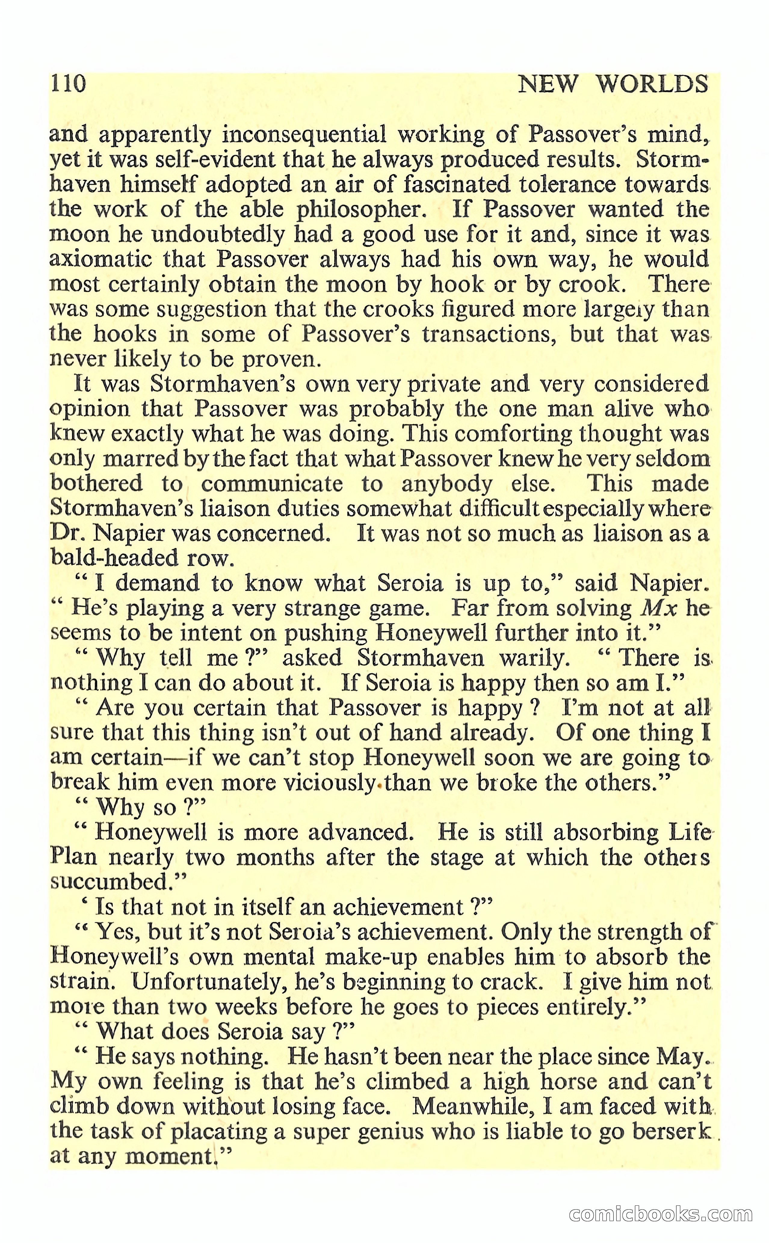 New Worlds Science Fiction No. 77 — page 112 of 132