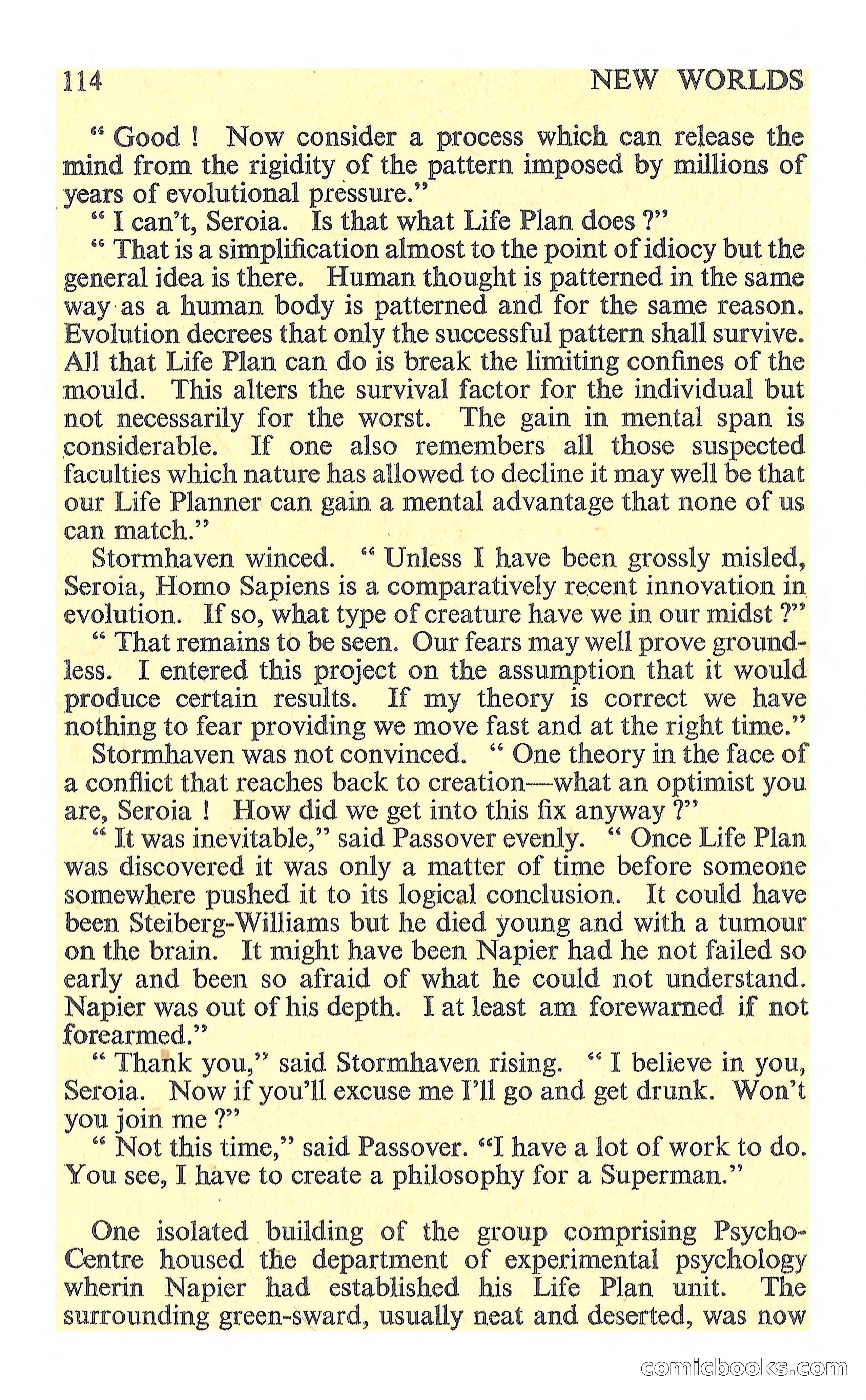 New Worlds Science Fiction No. 77 — page 116 of 132