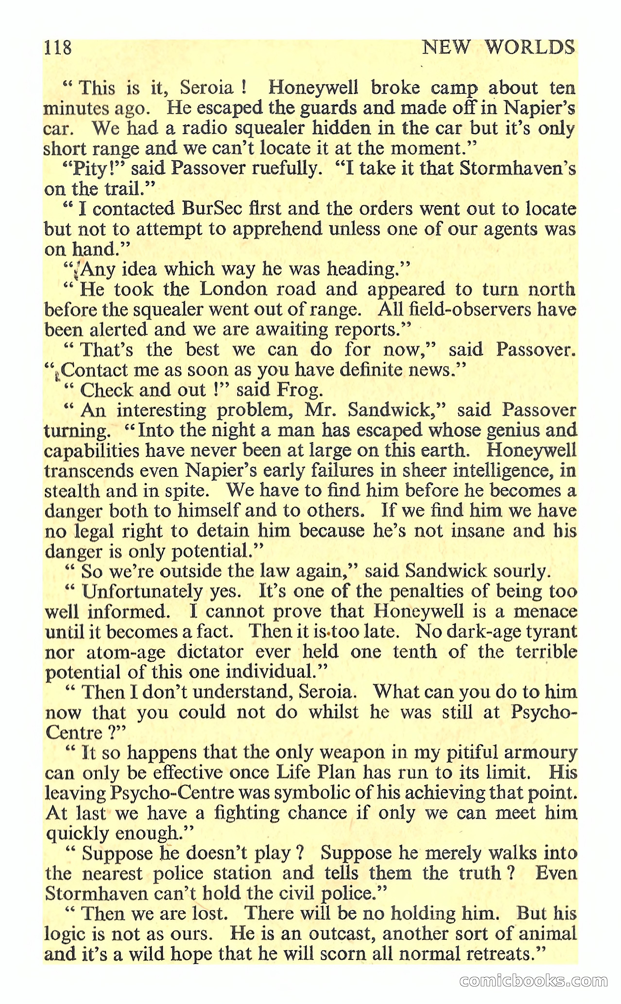 New Worlds Science Fiction No. 77 — page 120 of 132