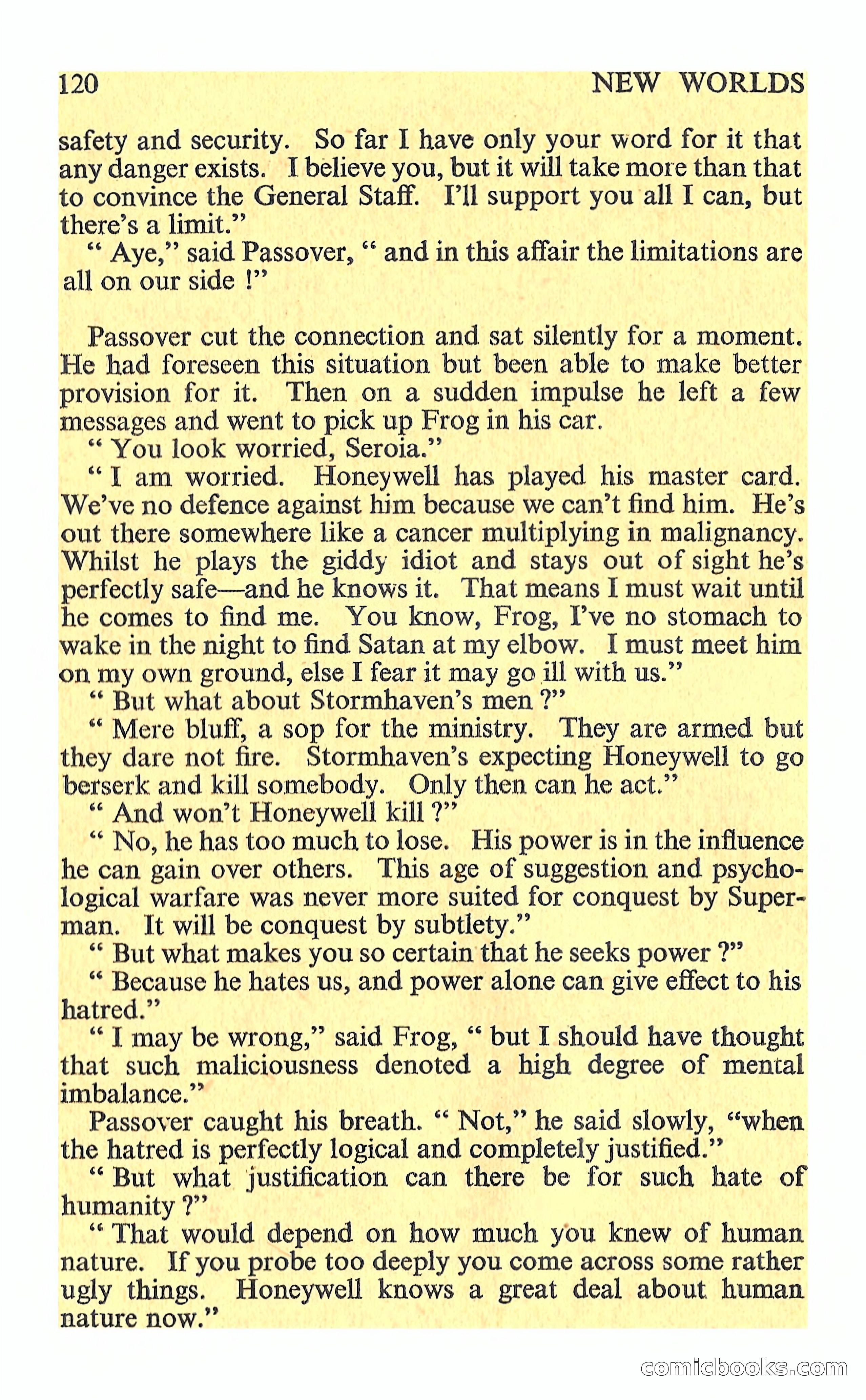 New Worlds Science Fiction No. 77 — page 122 of 132