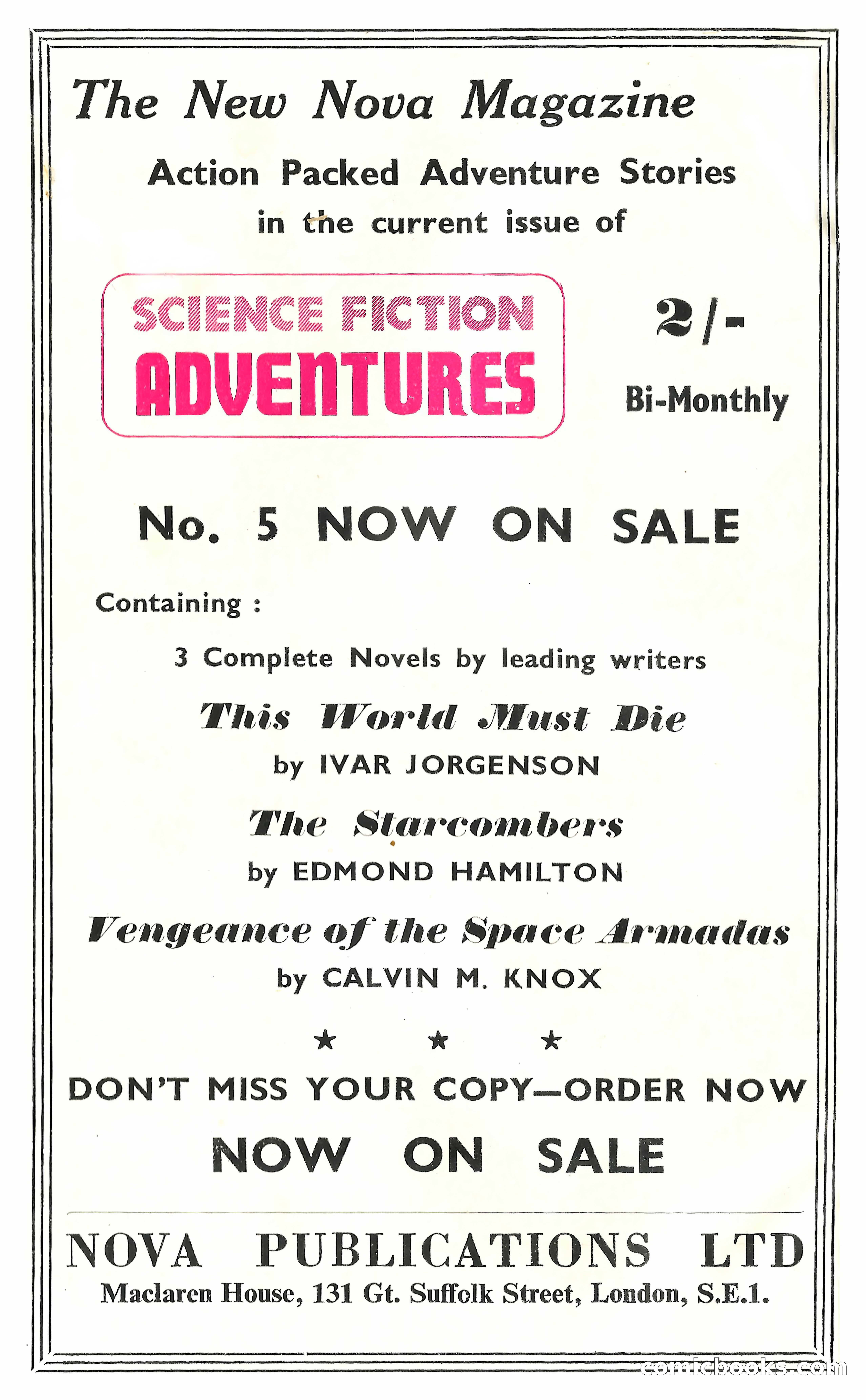 New Worlds Science Fiction No. 77 — page 132 of 132
