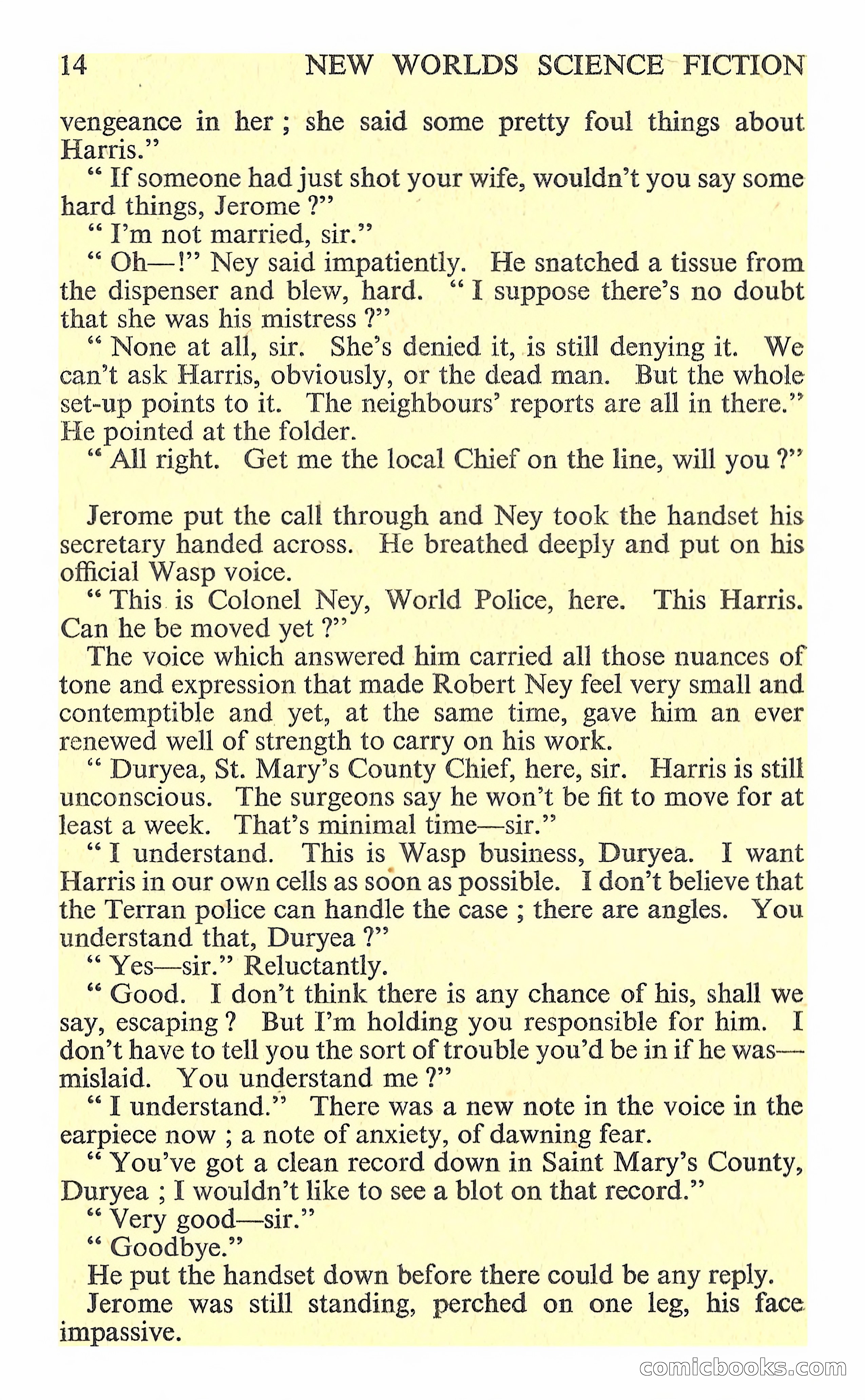 New Worlds Science Fiction No. 85 — page 16 of 132
