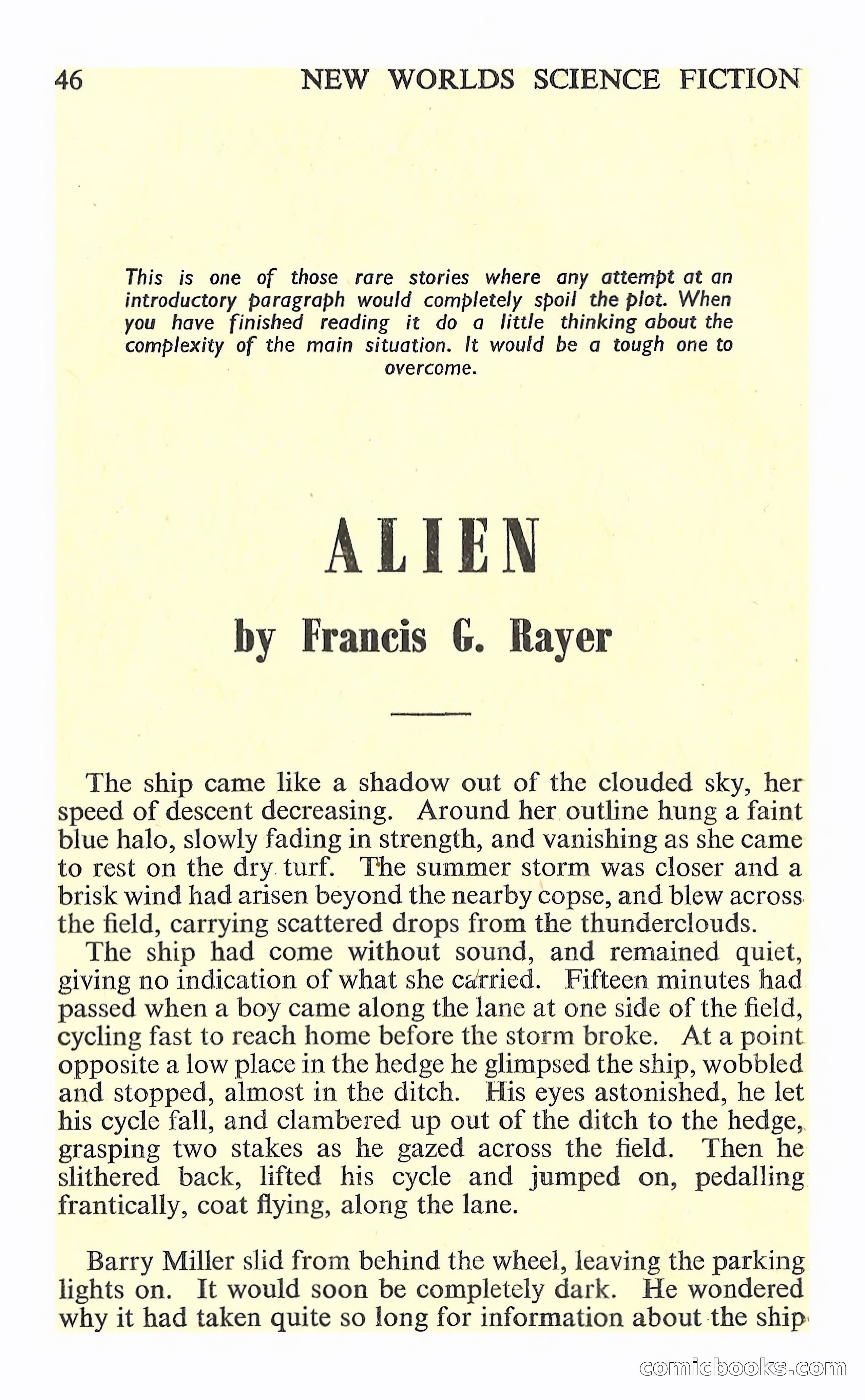 New Worlds Science Fiction No. 85 — page 48 of 132