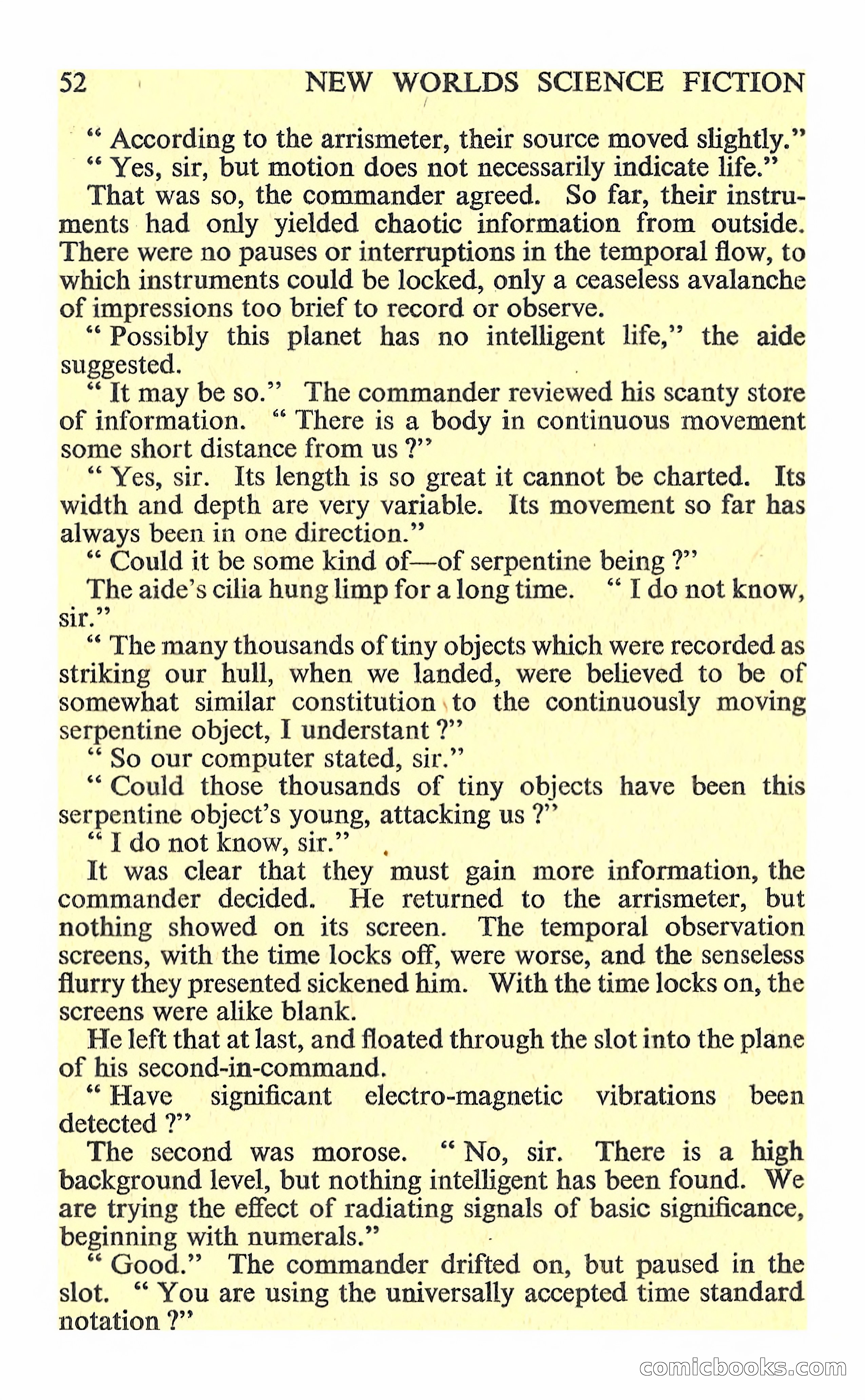 New Worlds Science Fiction No. 85 — page 54 of 132