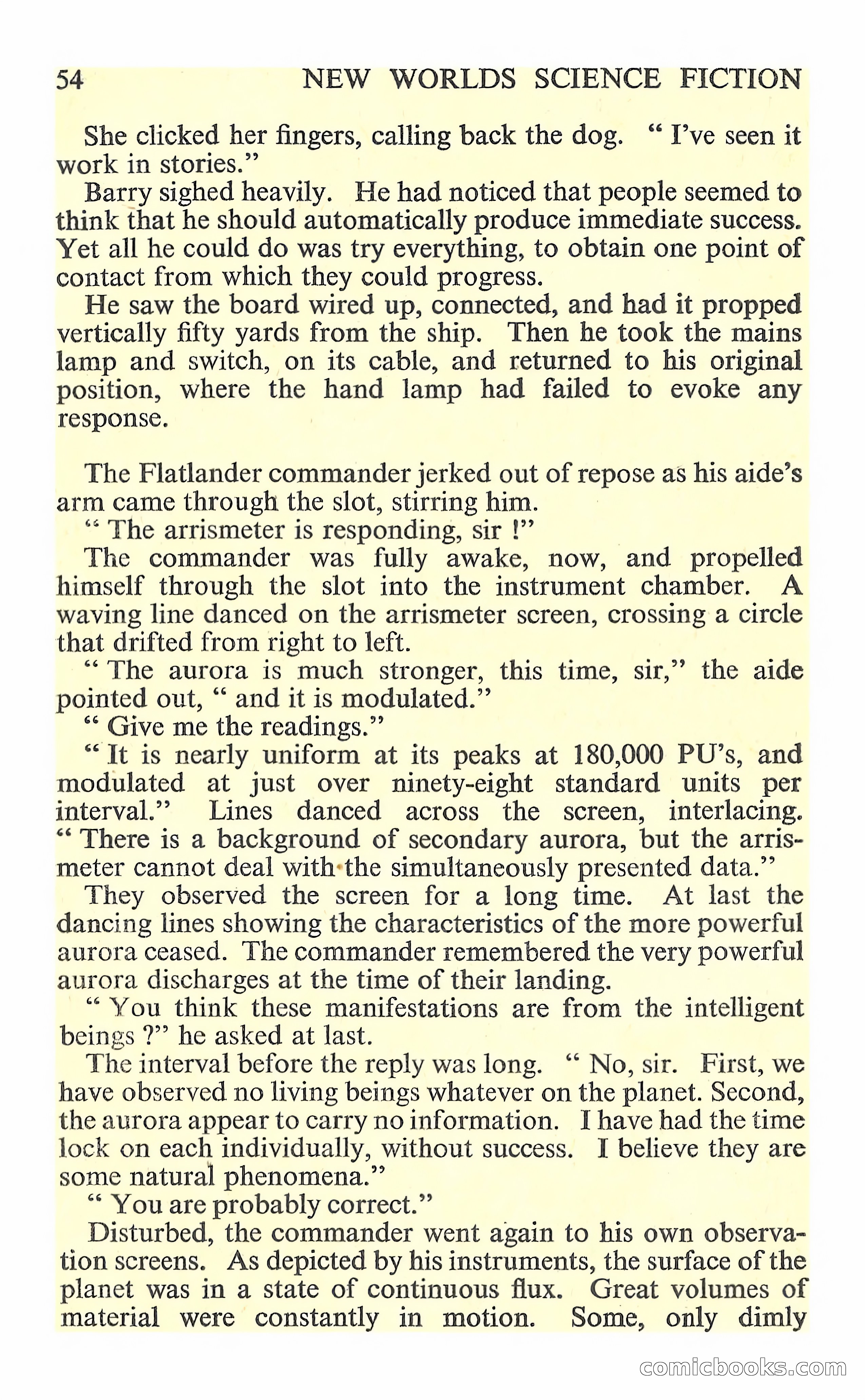 New Worlds Science Fiction No. 85 — page 56 of 132